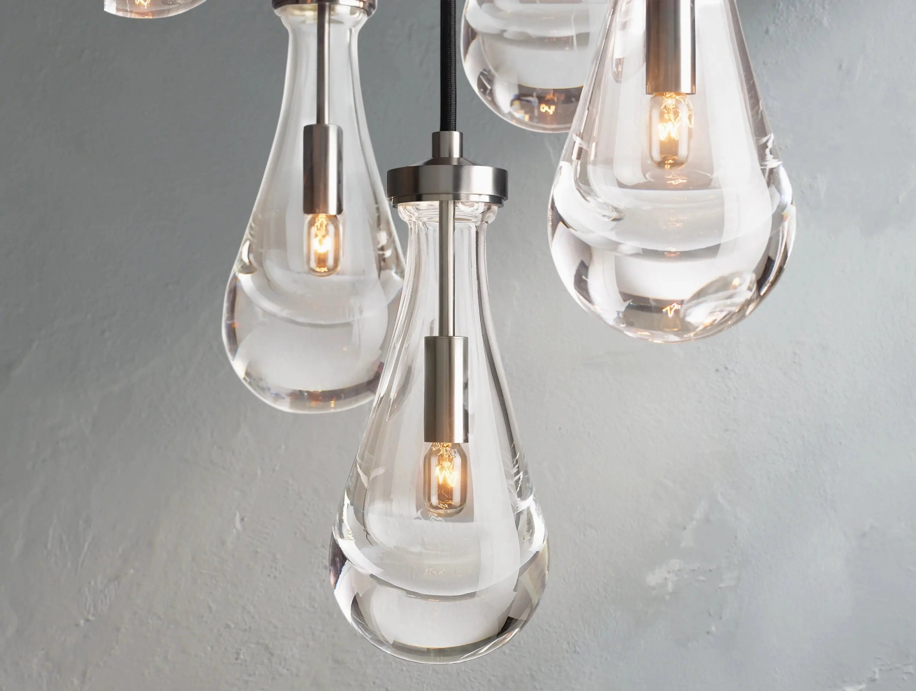 Rainfall Round Chandelier ZELNO LIGHTING
