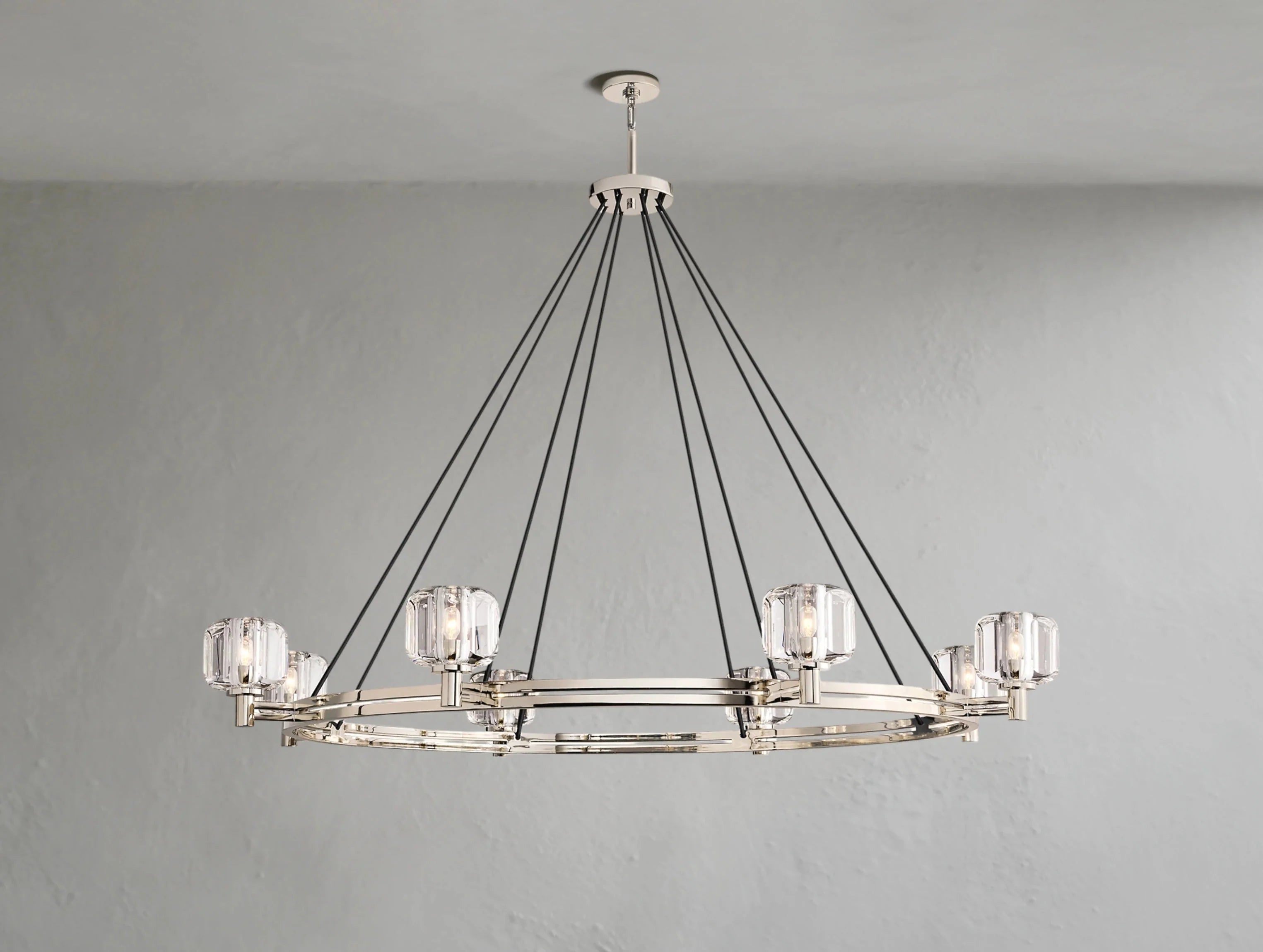 Demanette Round Chandelier ZELNO LIGHTING
