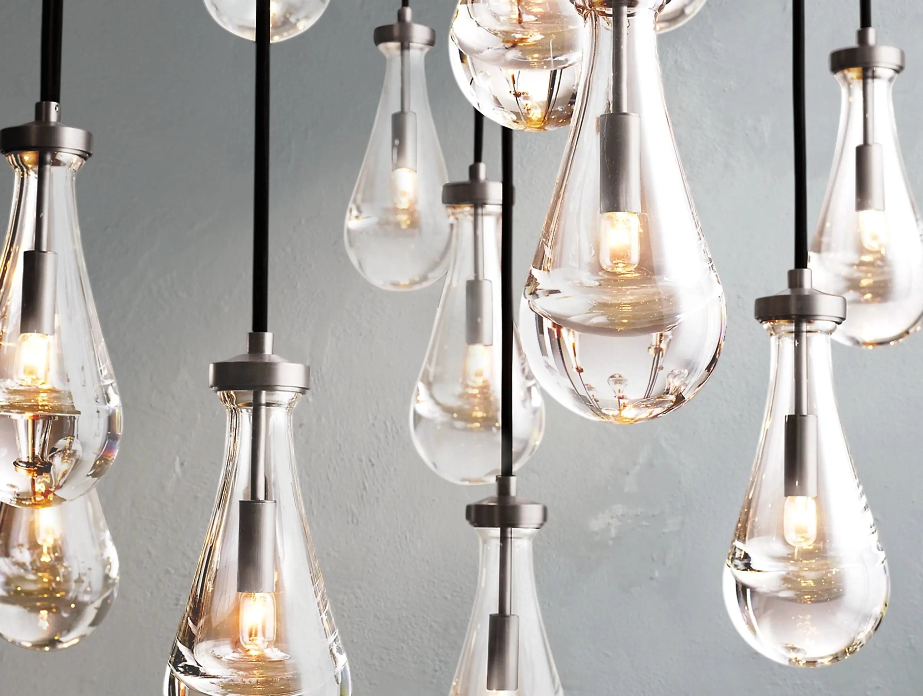 Rainfall Round Chandelier ZELNO LIGHTING