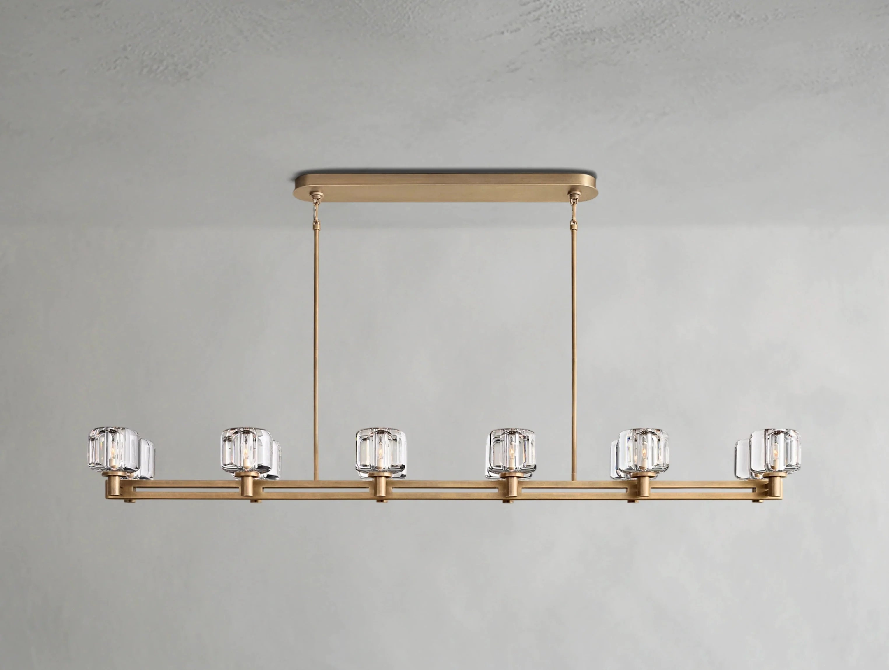 Demanette Linear Chandelier ZELNO LIGHTING