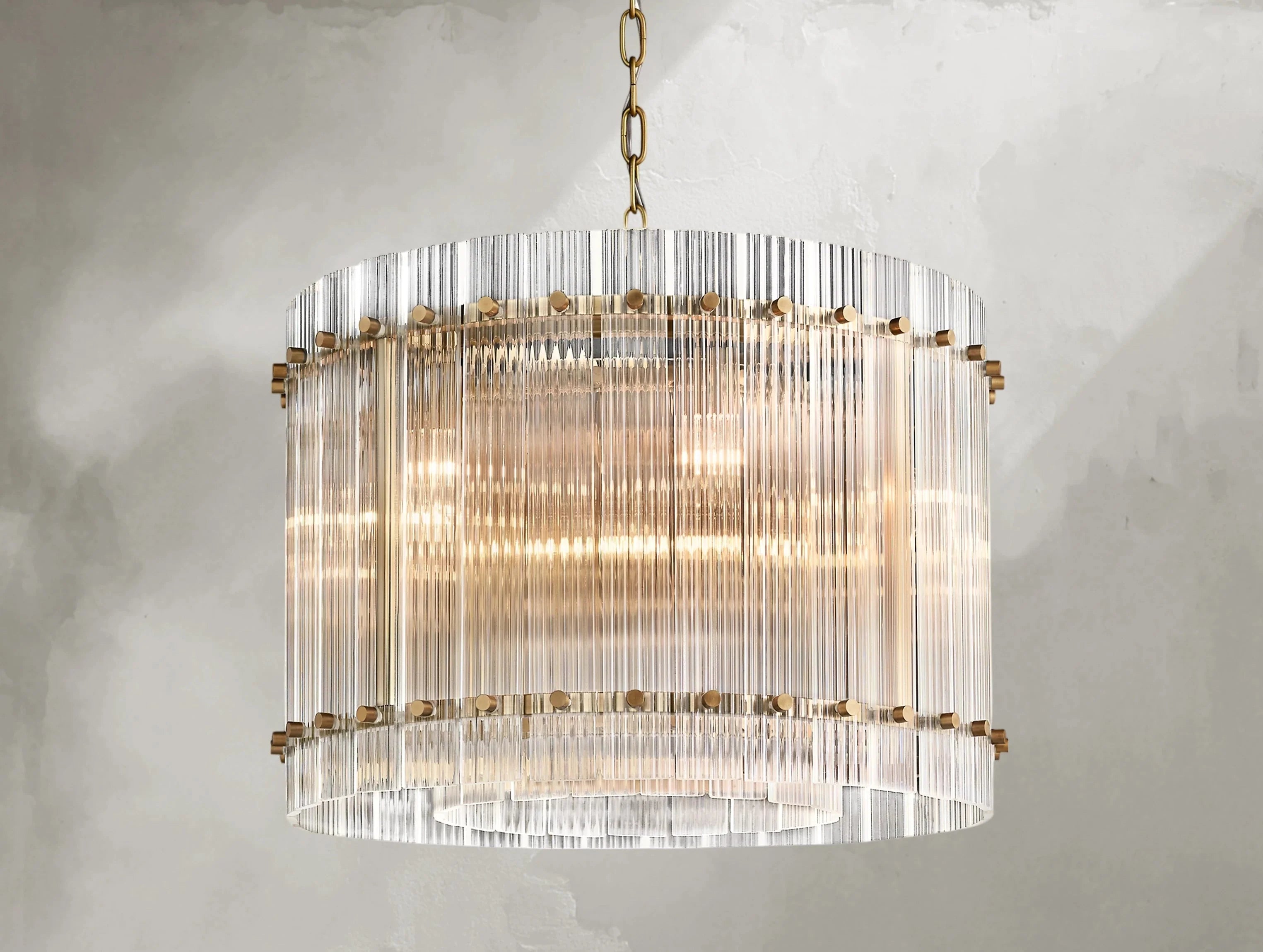 Royce Round Chandelier ZELNO LIGHTING