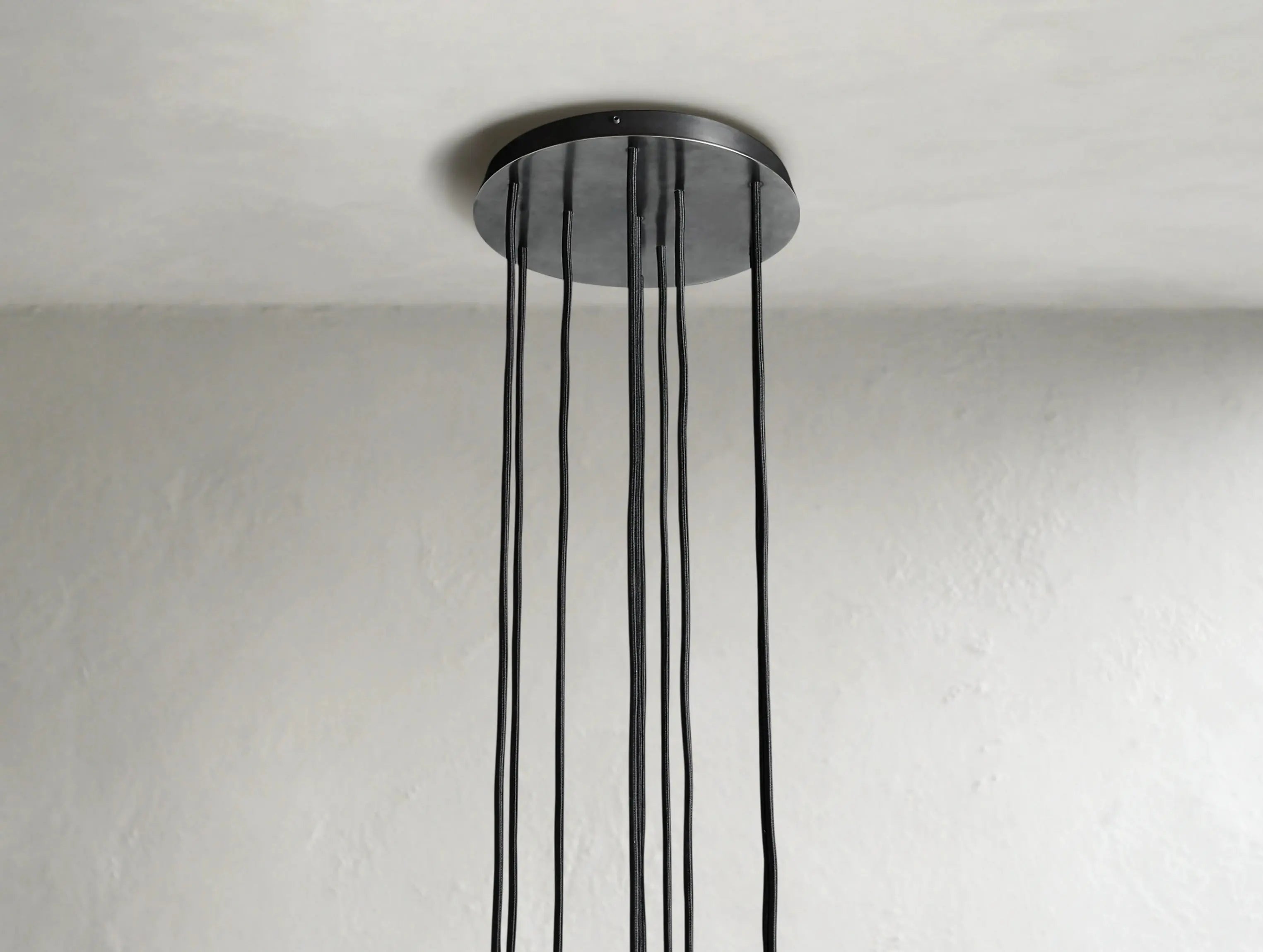 Orbital Cristal Glass Round Cluster Chandelier ZELNO LIGHTING
