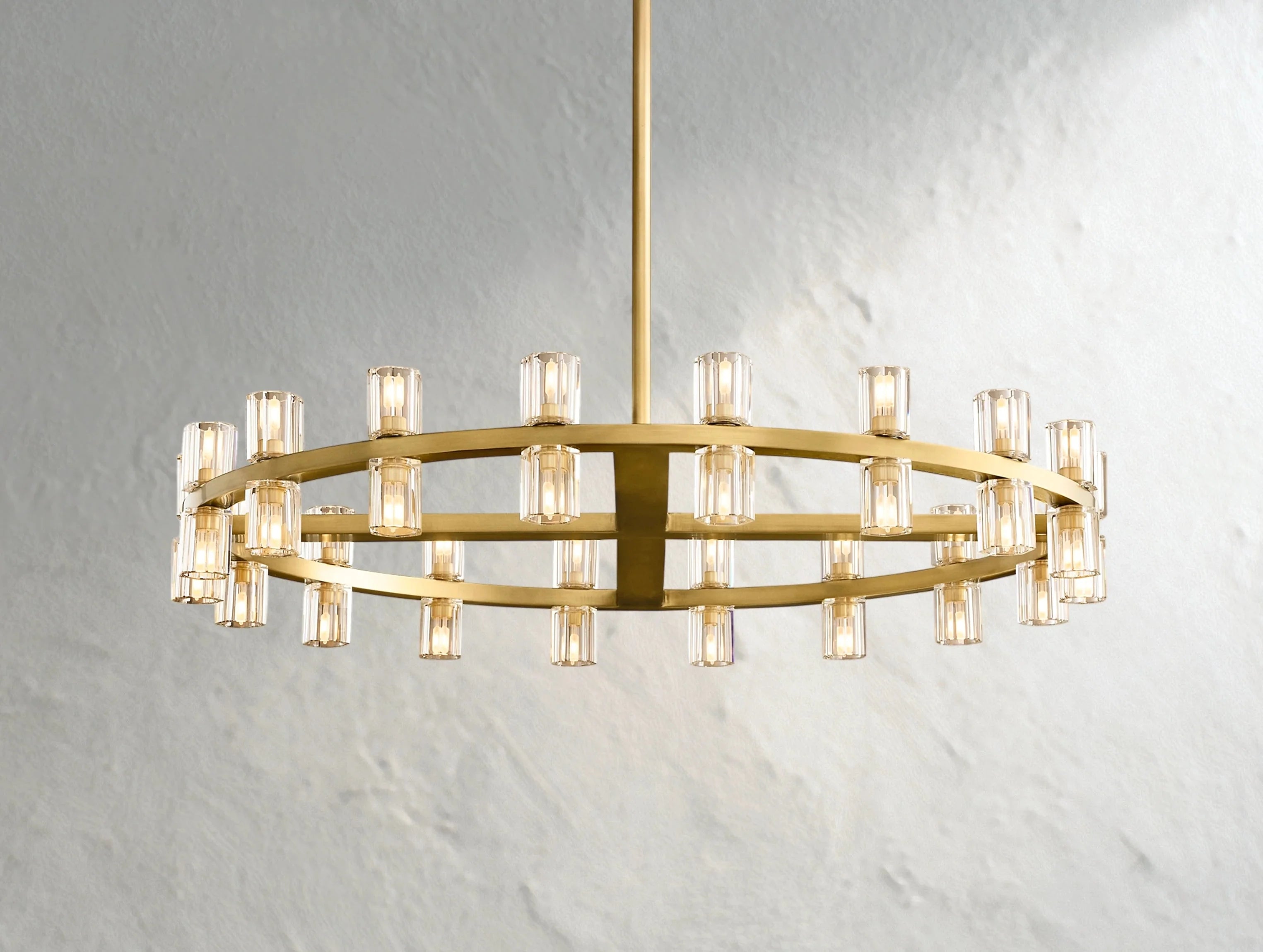 Gearra LED Round Chandelier ZELNO LIGHTING