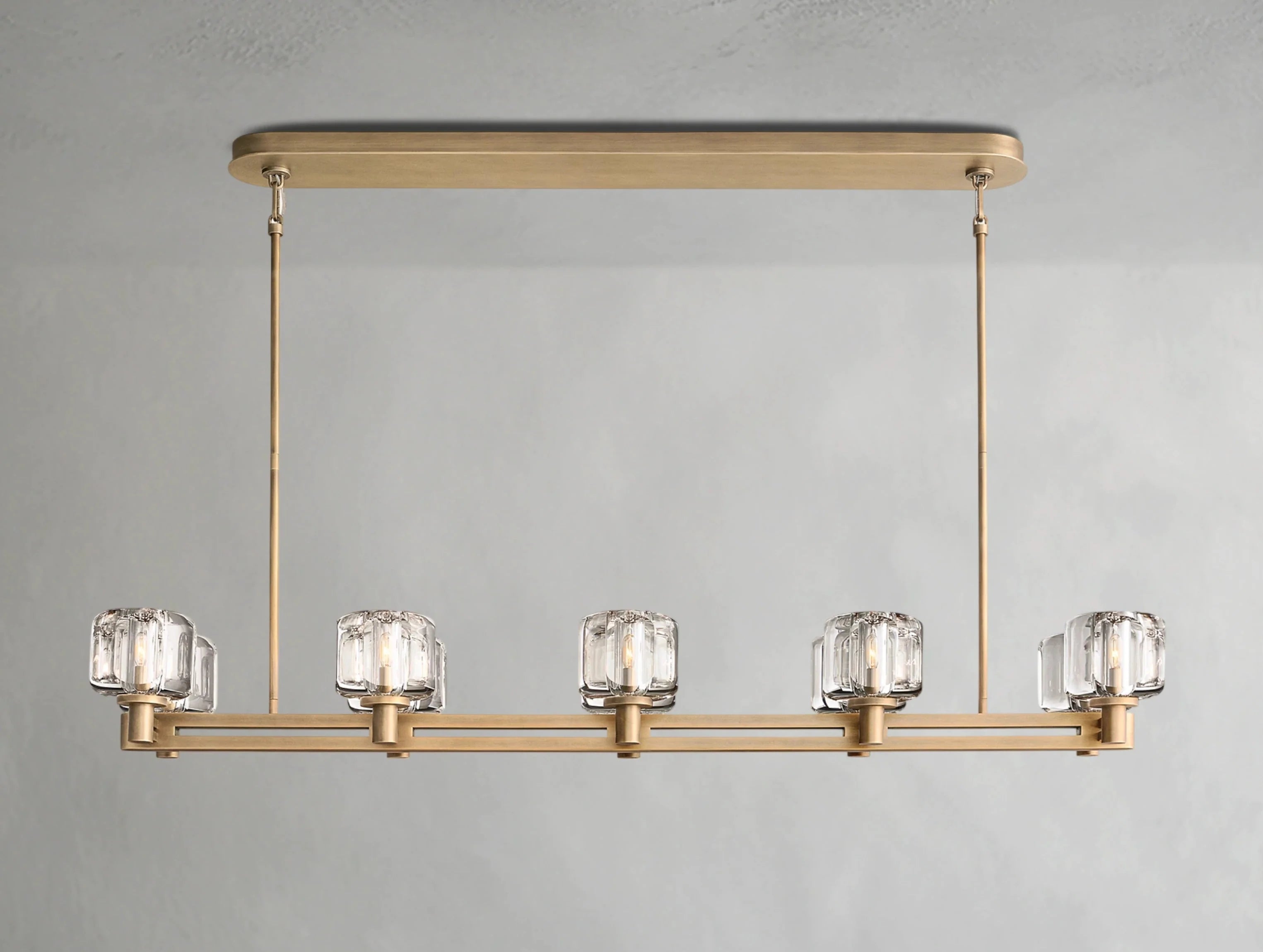 Demanette Linear Chandelier ZELNO LIGHTING