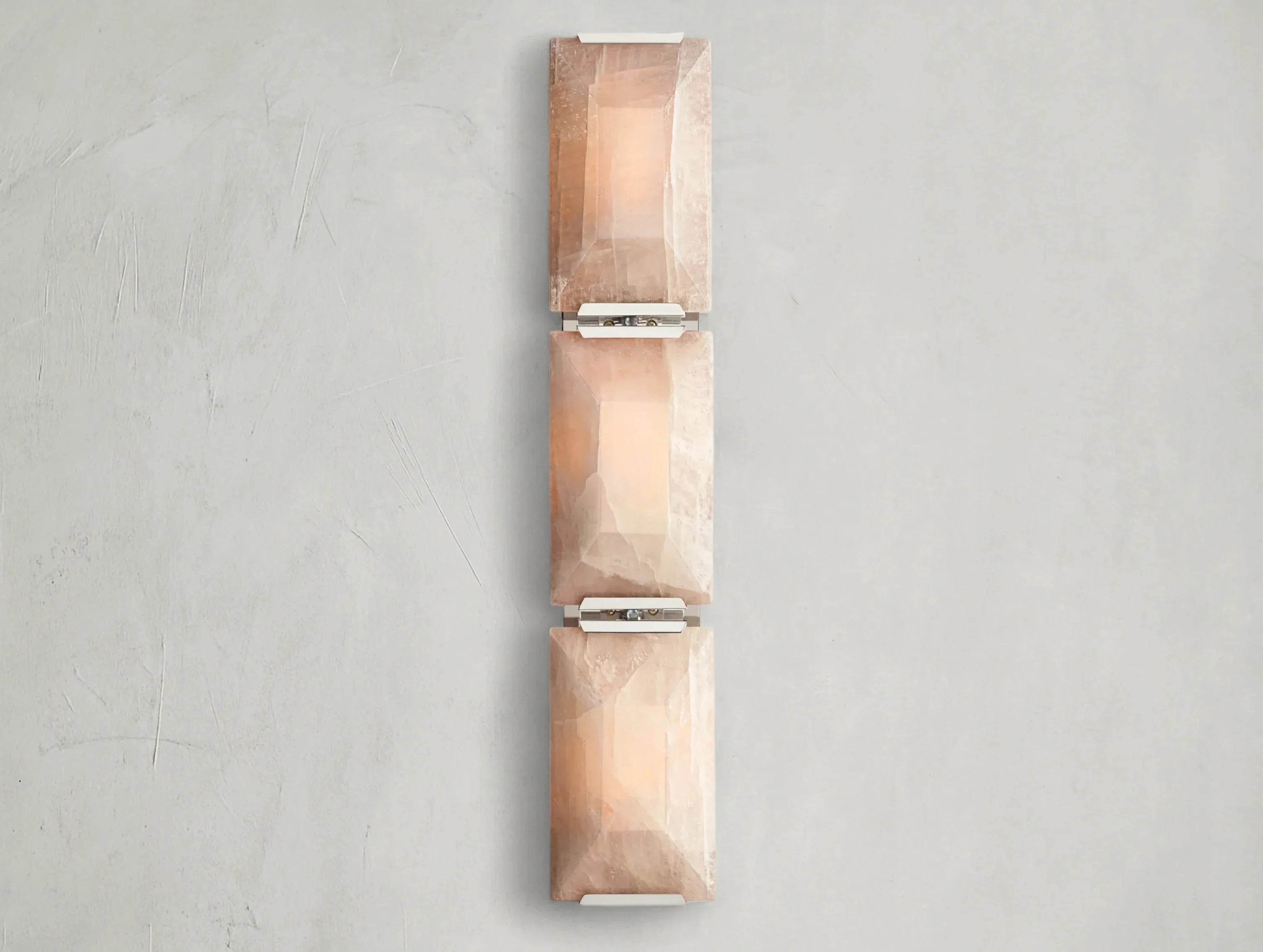 Valonne Calcite Triple Sconce ZELNO LIGHTING