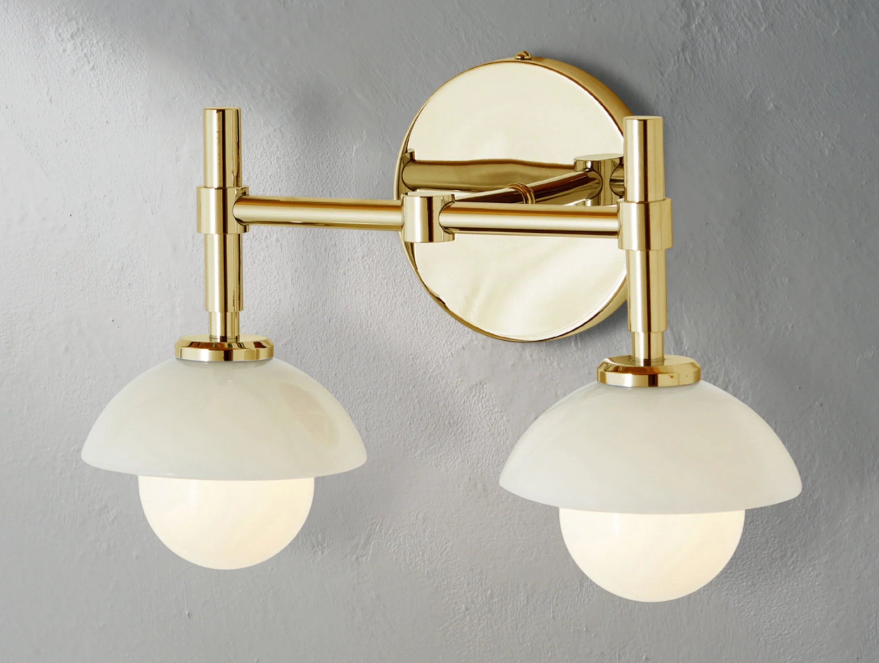 Greensh Double Sconce - ZELNO LIGHTING