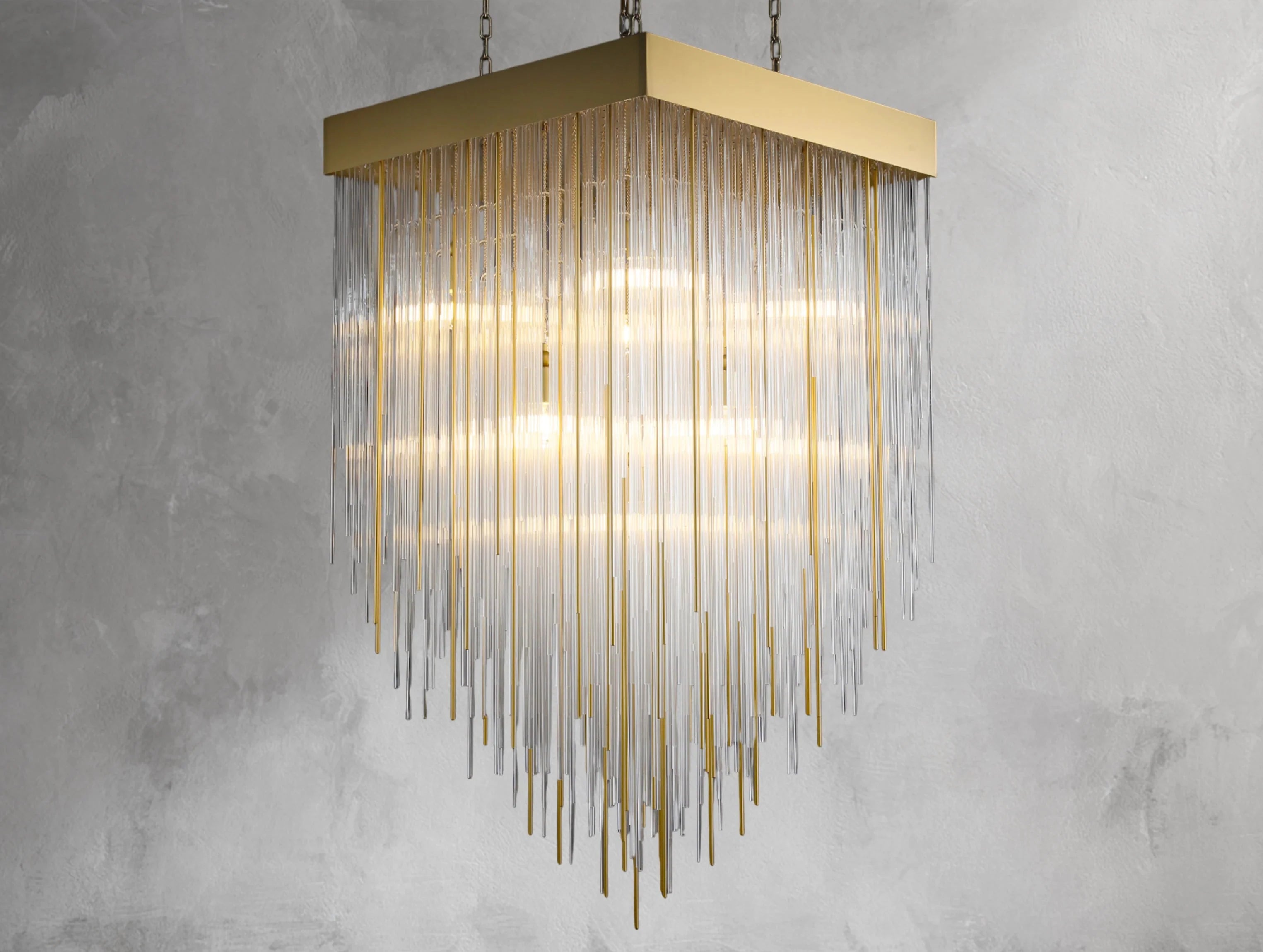 Casdaca Square Chandelier ZELNO LIGHTING