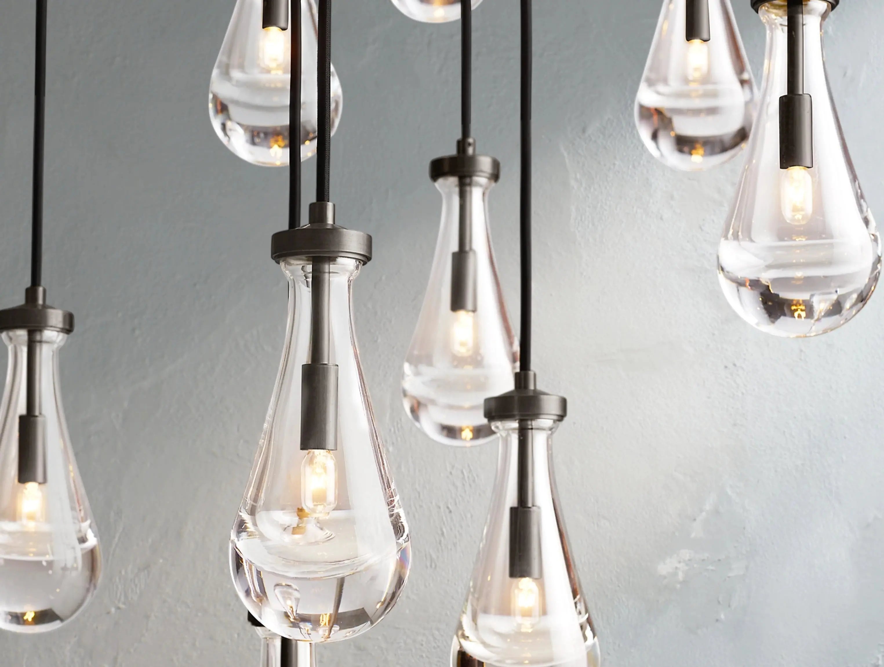 Rainfall Round Chandelier ZELNO LIGHTING