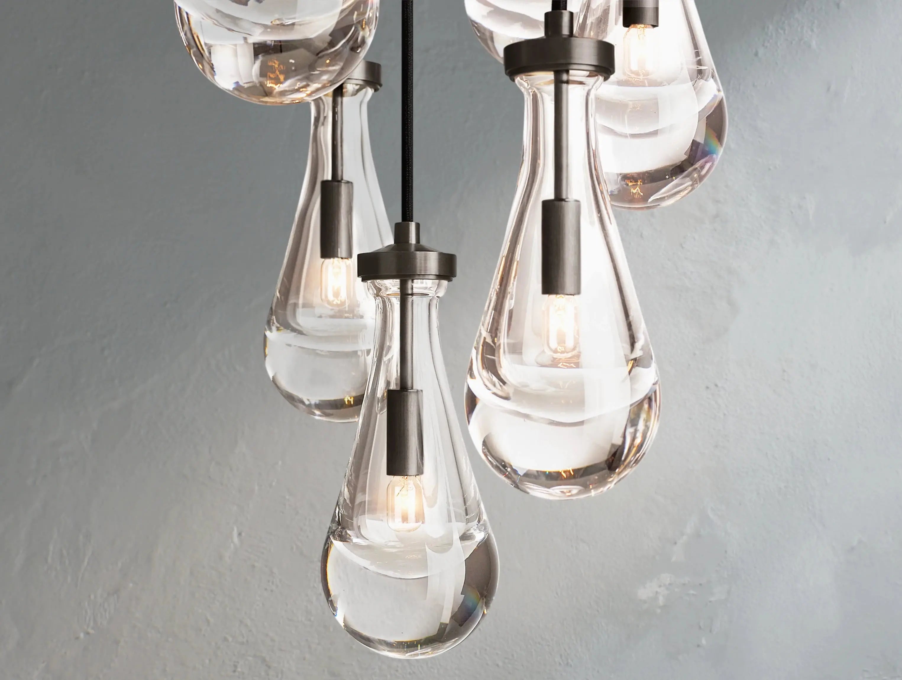 Rainfall Round Chandelier ZELNO LIGHTING