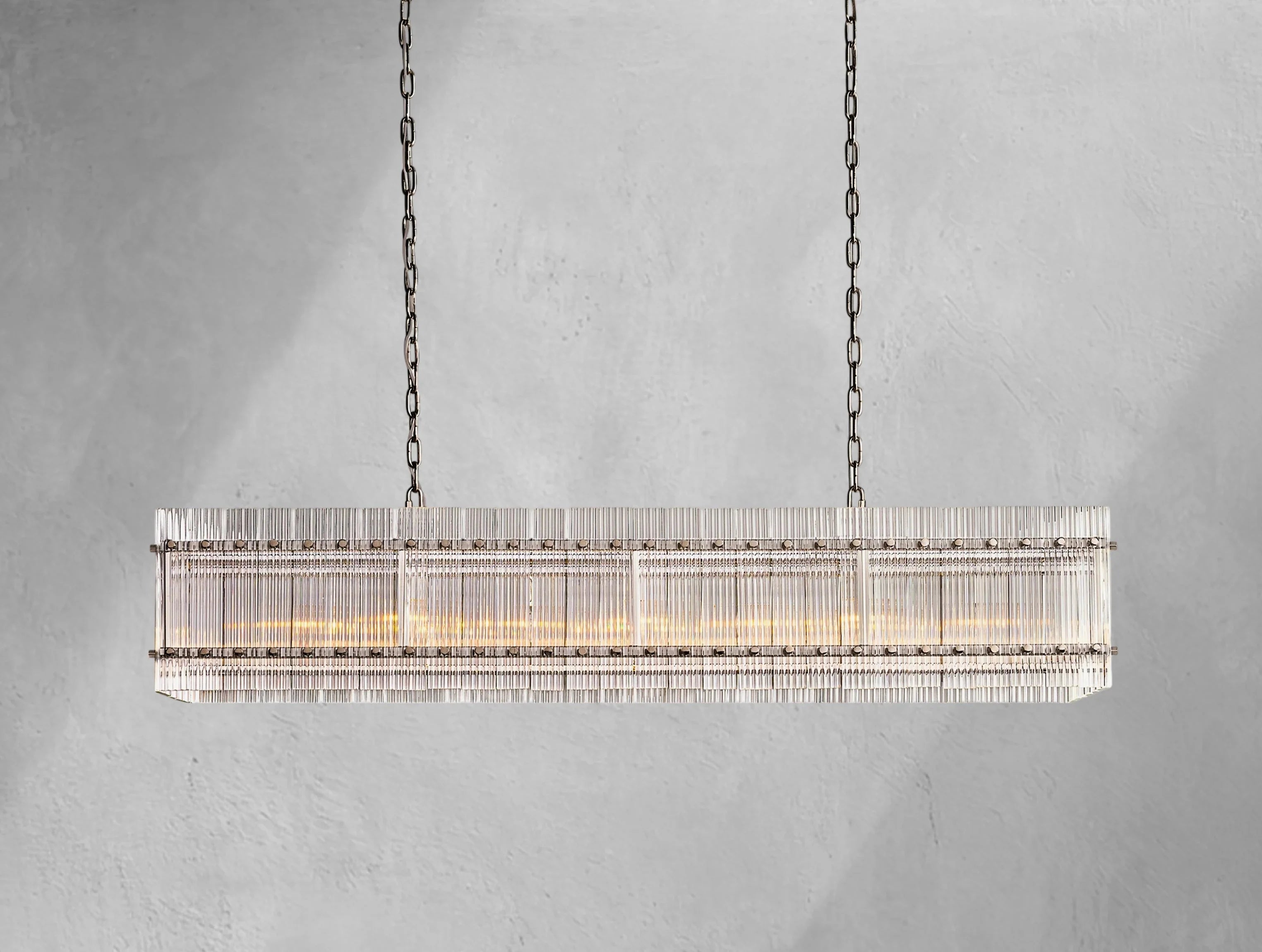 Royce Rectangular Chandelier ZELNO LIGHTING