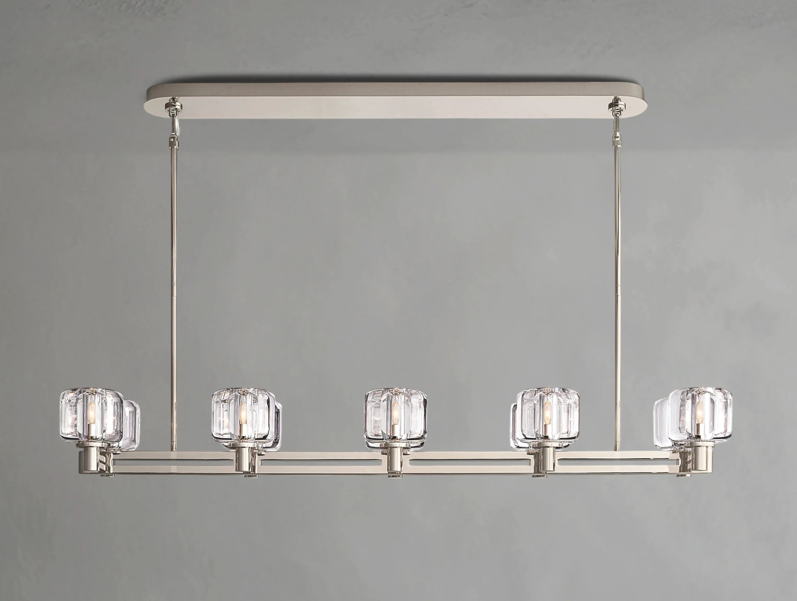 Demanette Linear Chandelier ZELNO LIGHTING