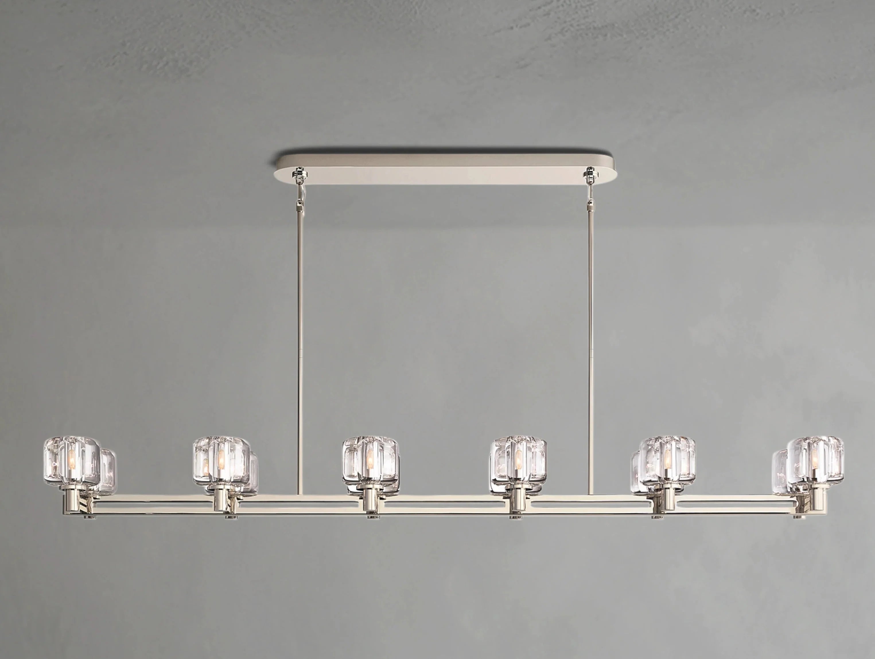 Demanette Linear Chandelier ZELNO LIGHTING