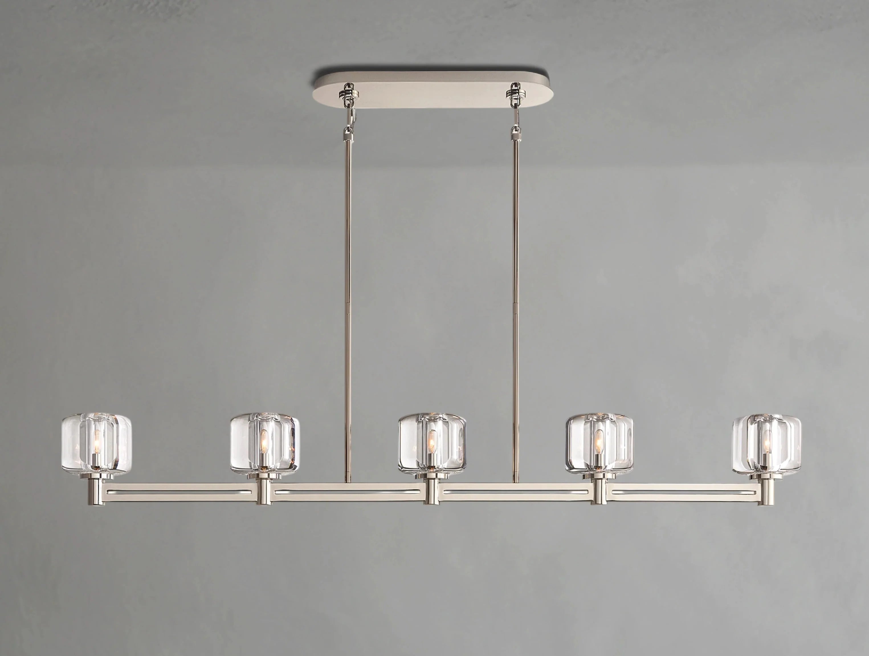 Demanette Linear Chandelier ZELNO LIGHTING