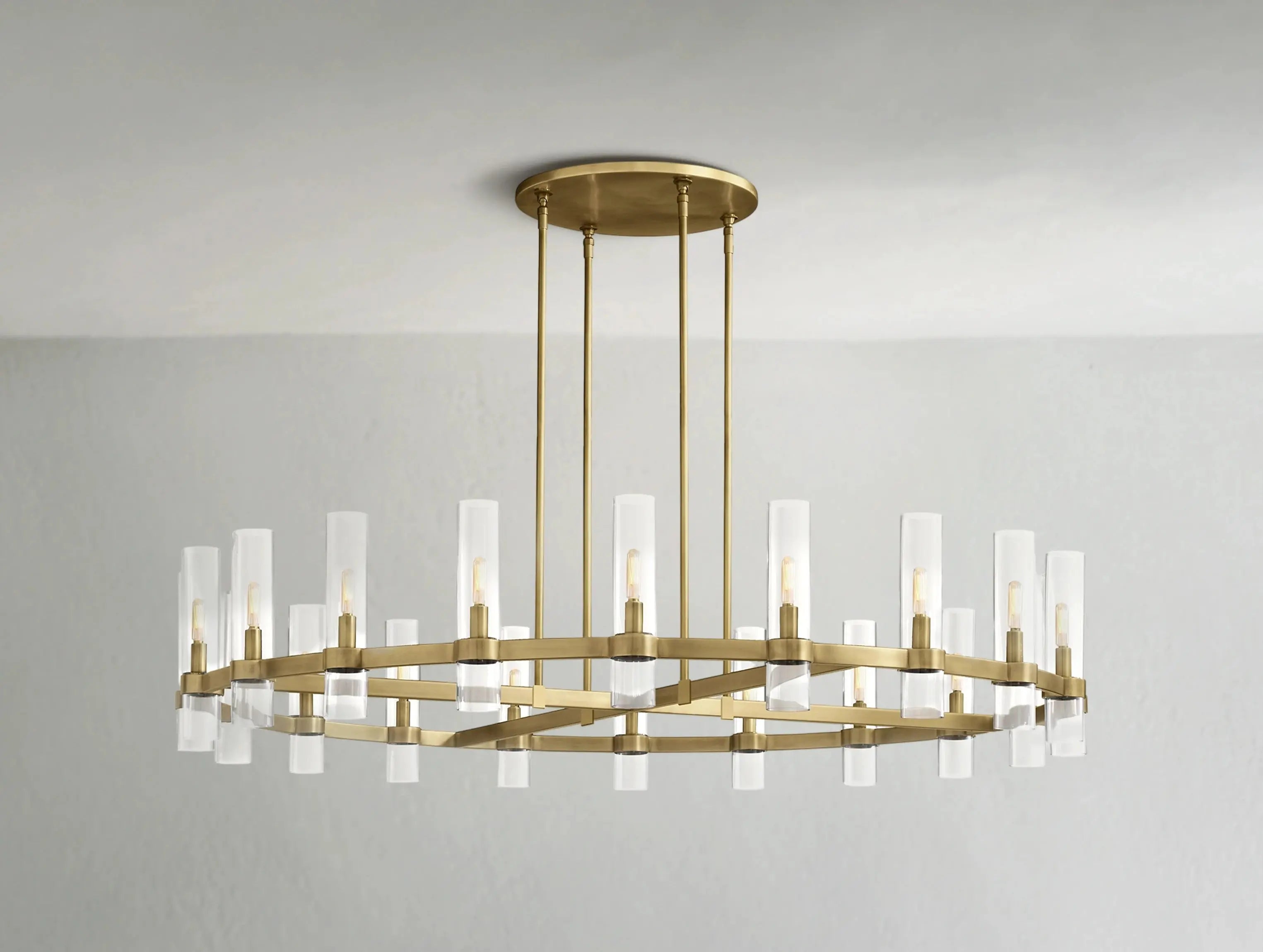 Solene Round Chandelier ZELNO LIGHTING