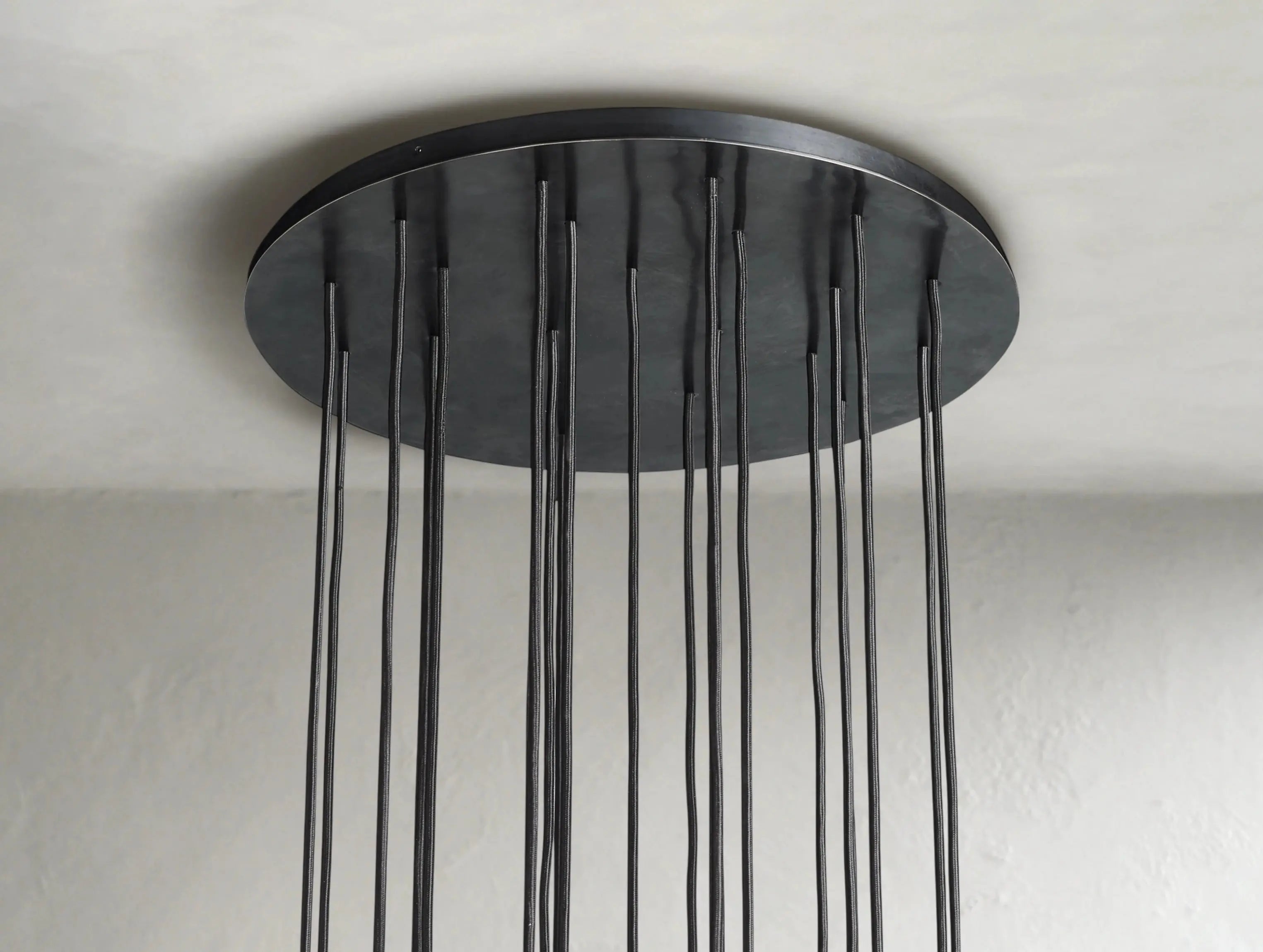 Orbital Cristal Glass Round Cluster Chandelier ZELNO LIGHTING