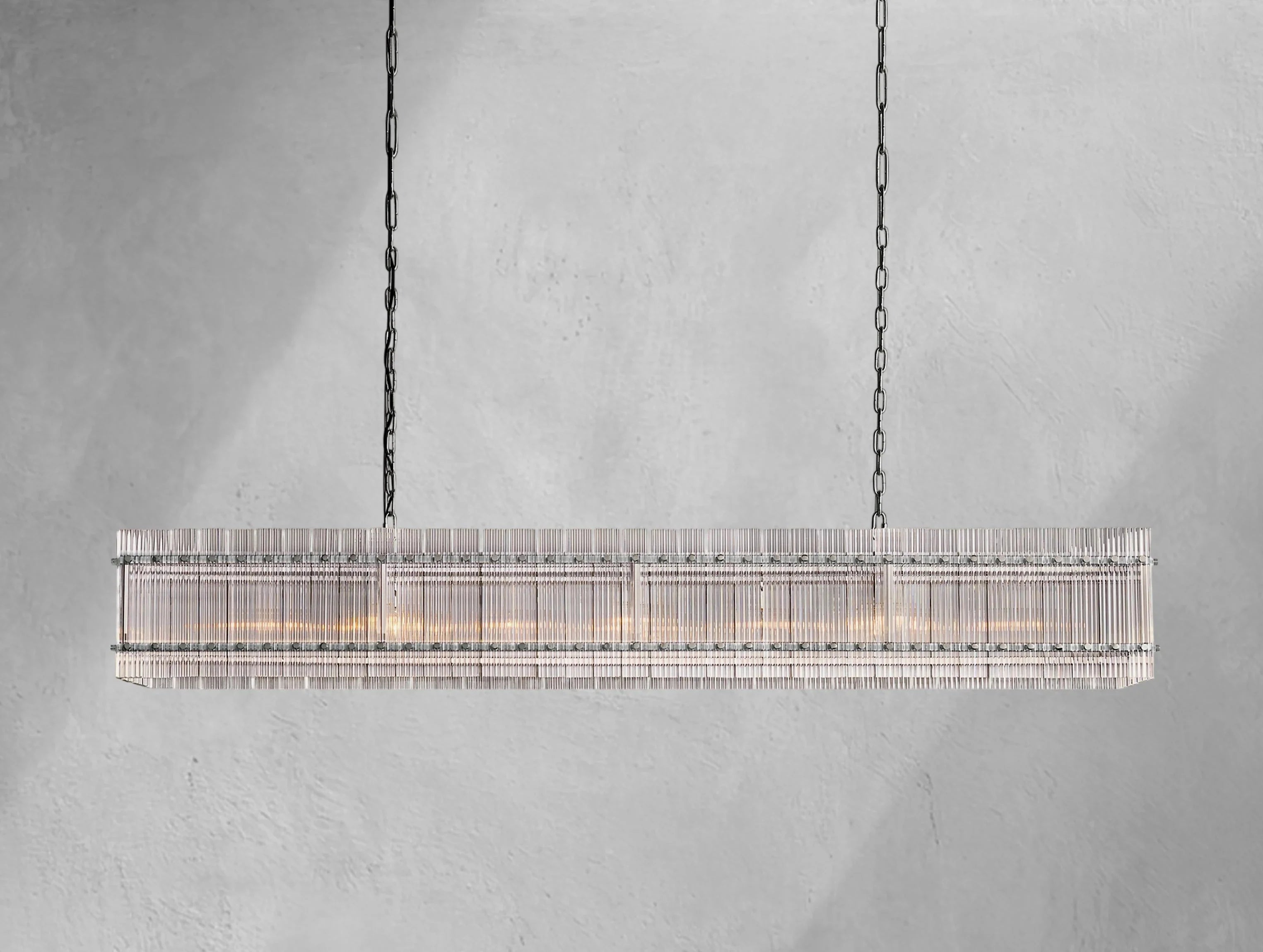 Royce Rectangular Chandelier ZELNO LIGHTING