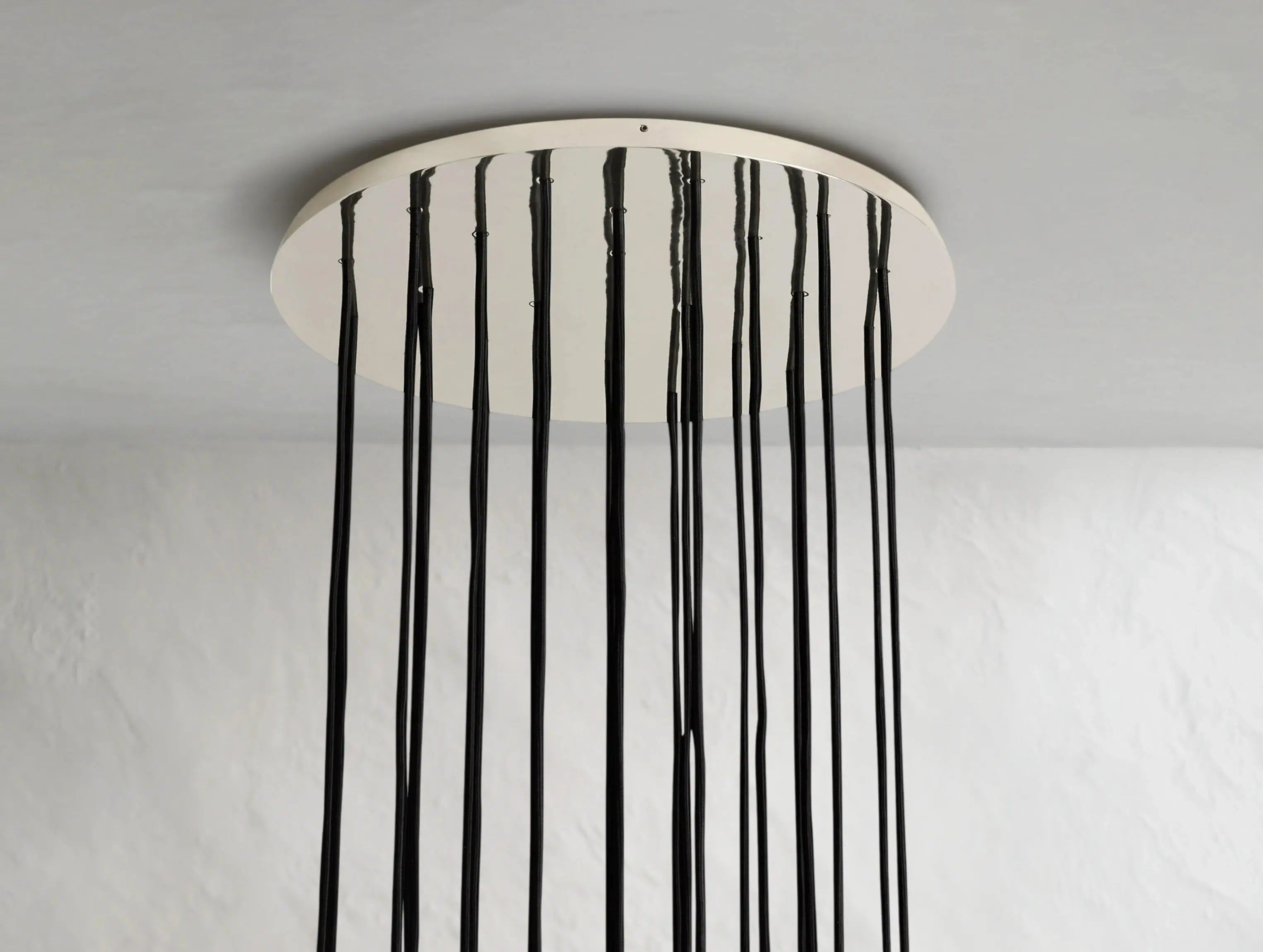 Orbital Cristal Glass Round Cluster Chandelier ZELNO LIGHTING