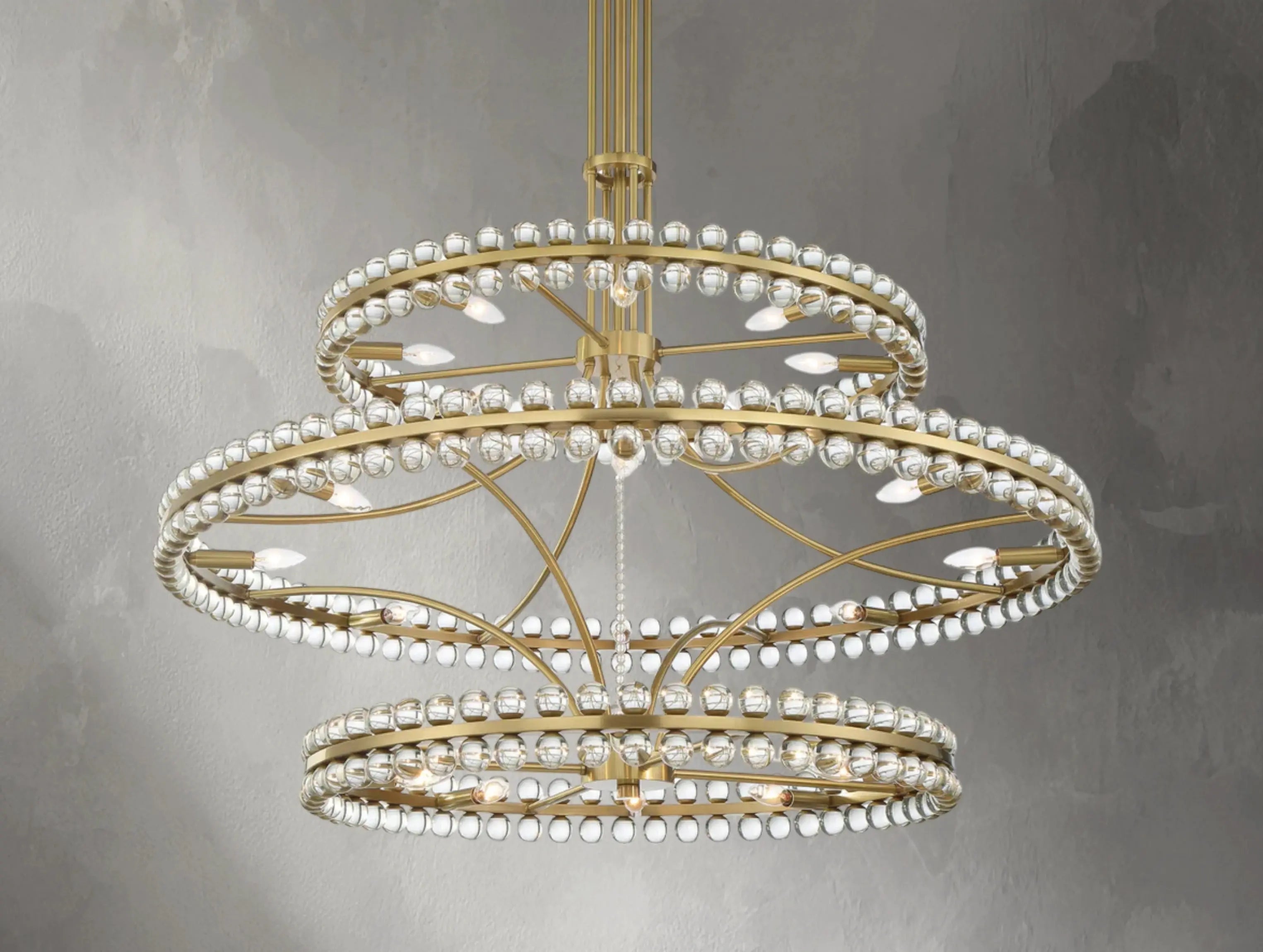 Karachi Tiered Round Chandelier ZELNO LIGHTING