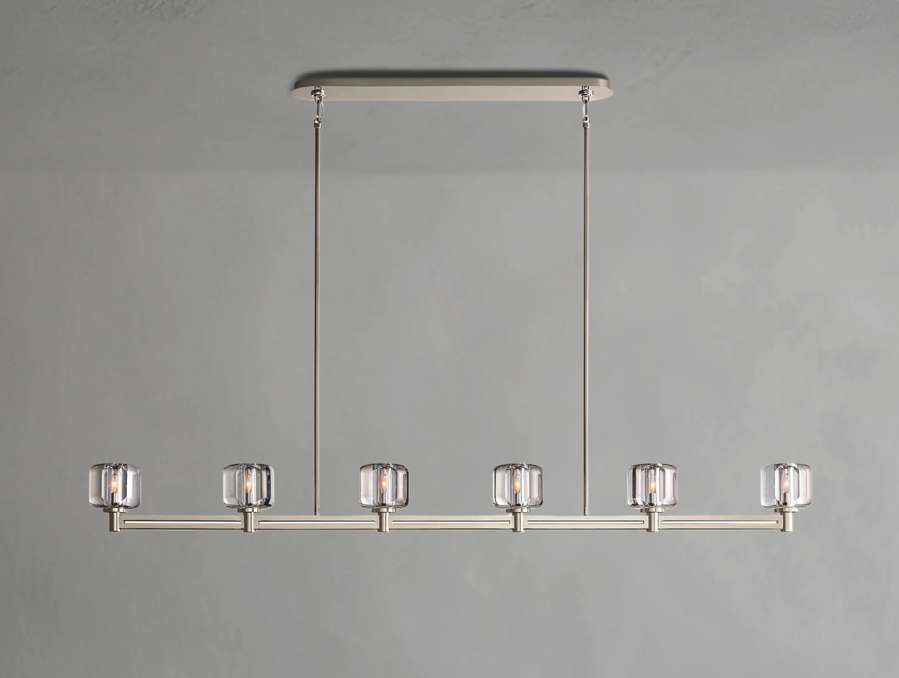 Demanette Linear Chandelier ZELNO LIGHTING