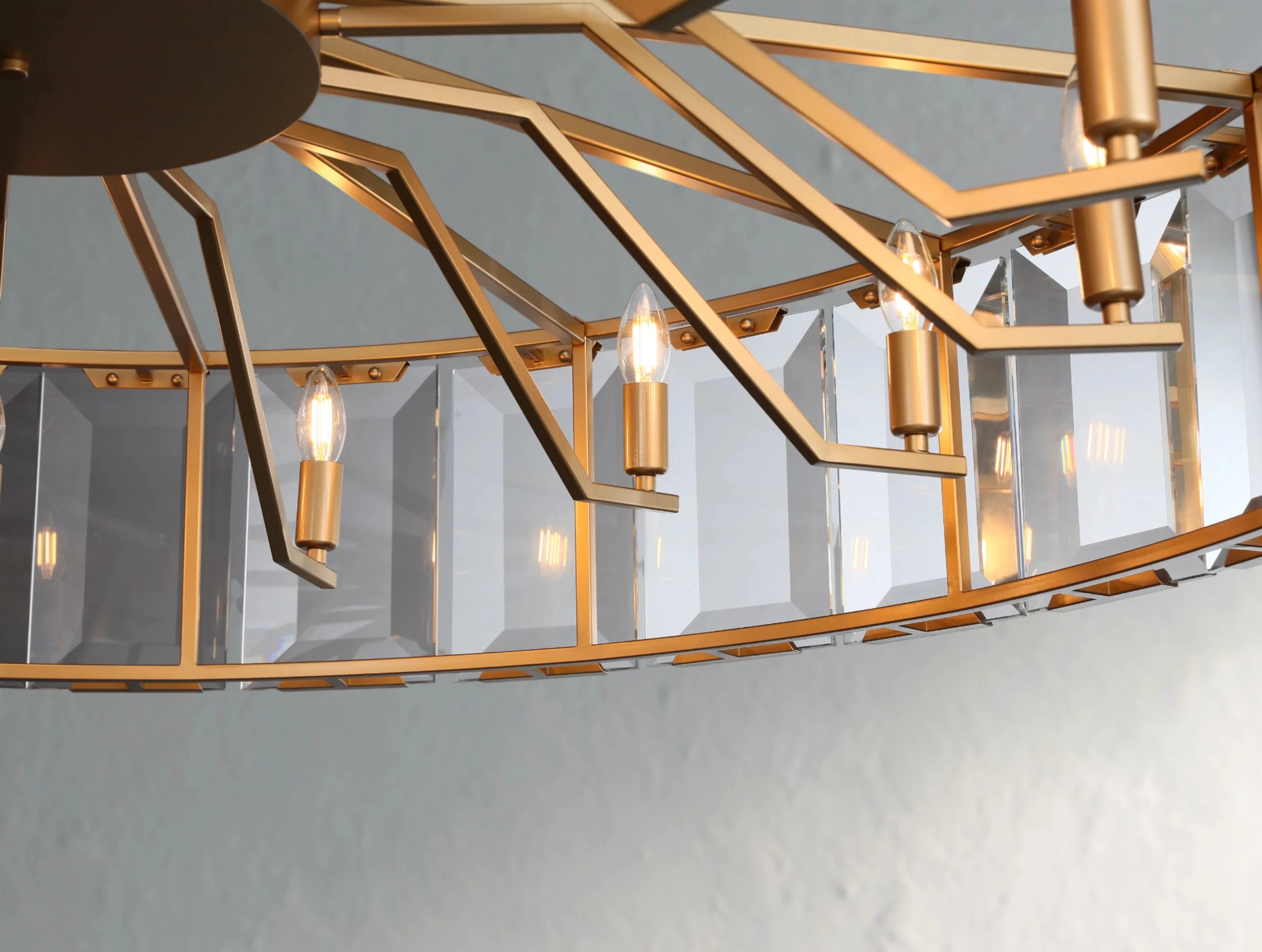 Valonne Crystal Round Chandelier ZELNO LIGHTING