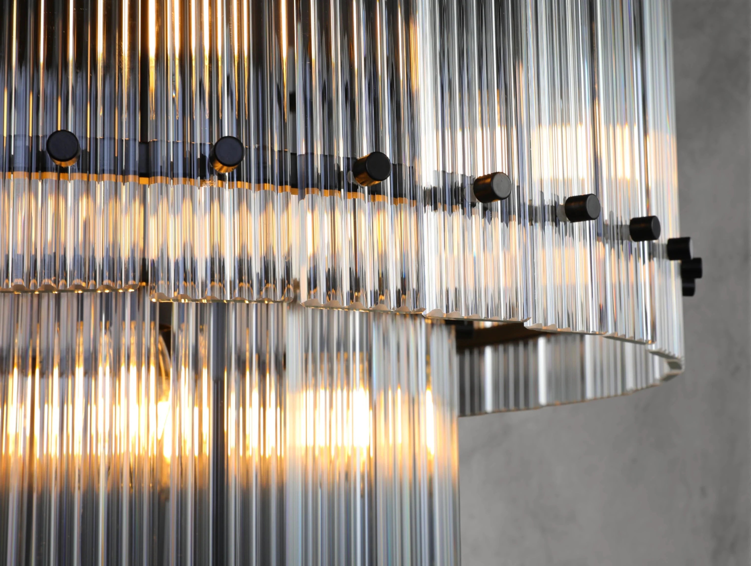 Royce Two-Tier Round Chandelier ZELNO LIGHTING