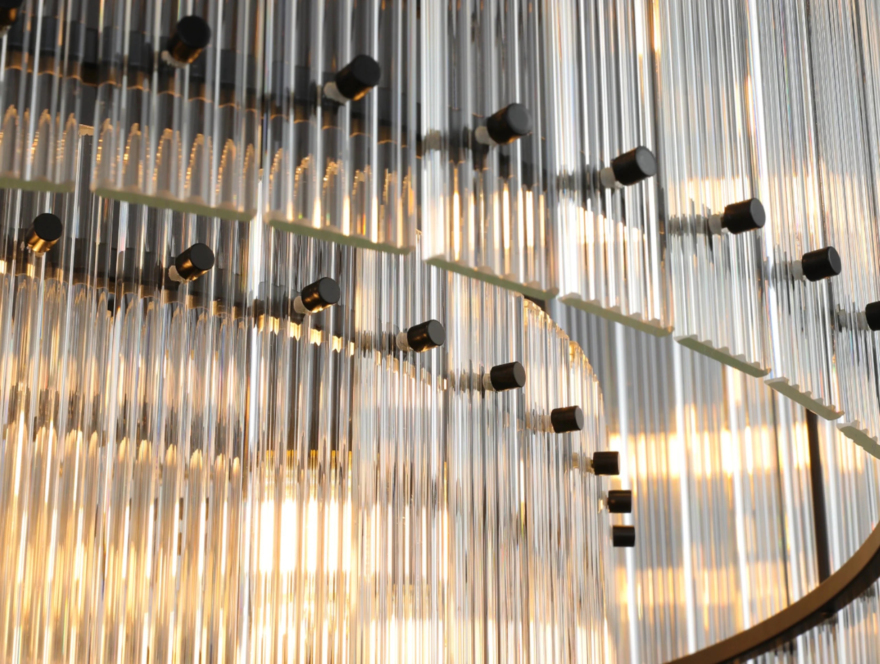 Royce Two-Tier Round Chandelier ZELNO LIGHTING