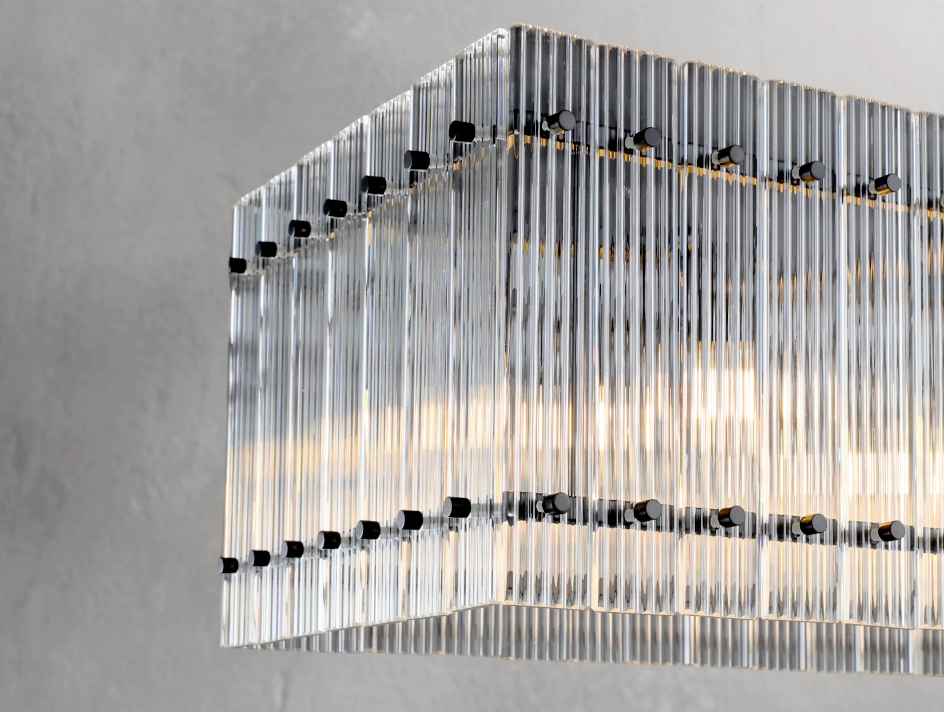 Royce Rectangular Chandelier ZELNO LIGHTING