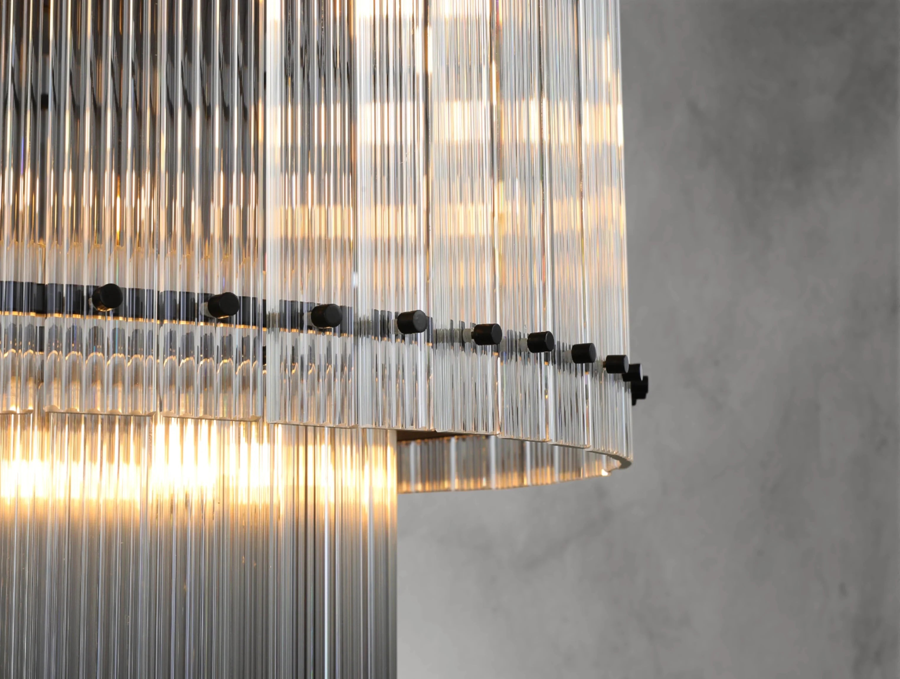 Royce Two-Tier Round Chandelier ZELNO LIGHTING