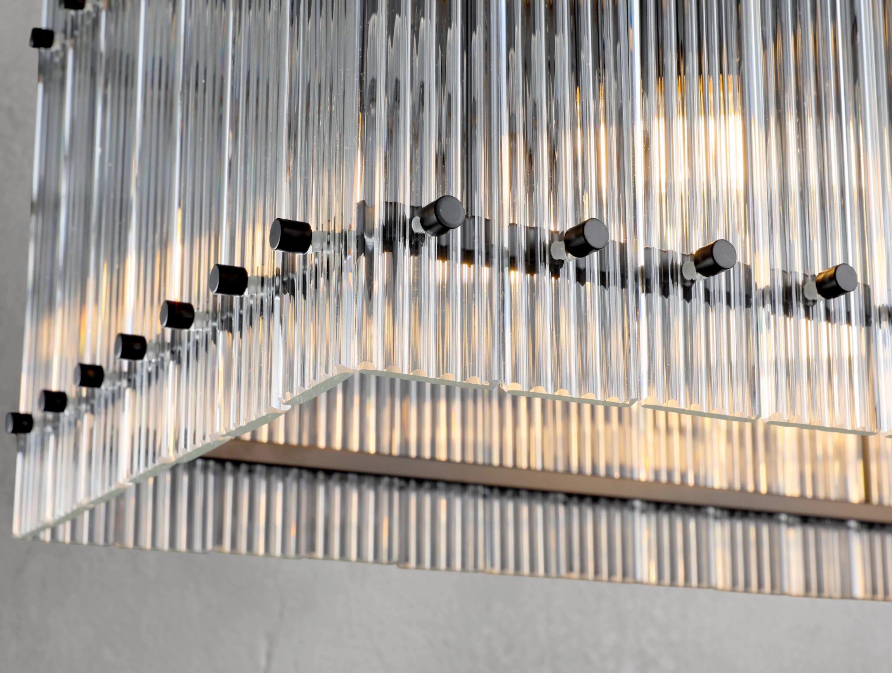 Royce Rectangular Chandelier ZELNO LIGHTING