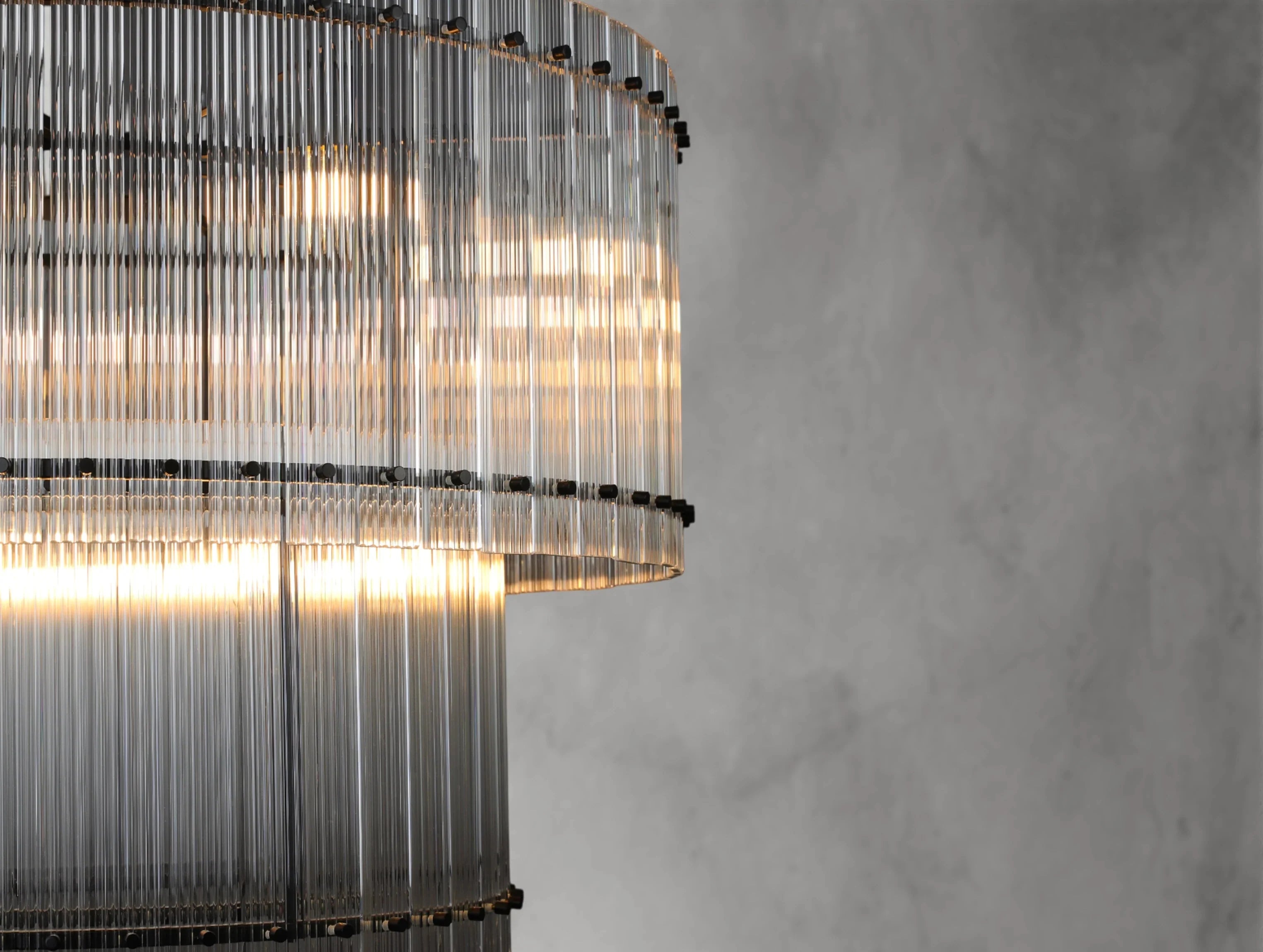 Royce Two-Tier Round Chandelier ZELNO LIGHTING