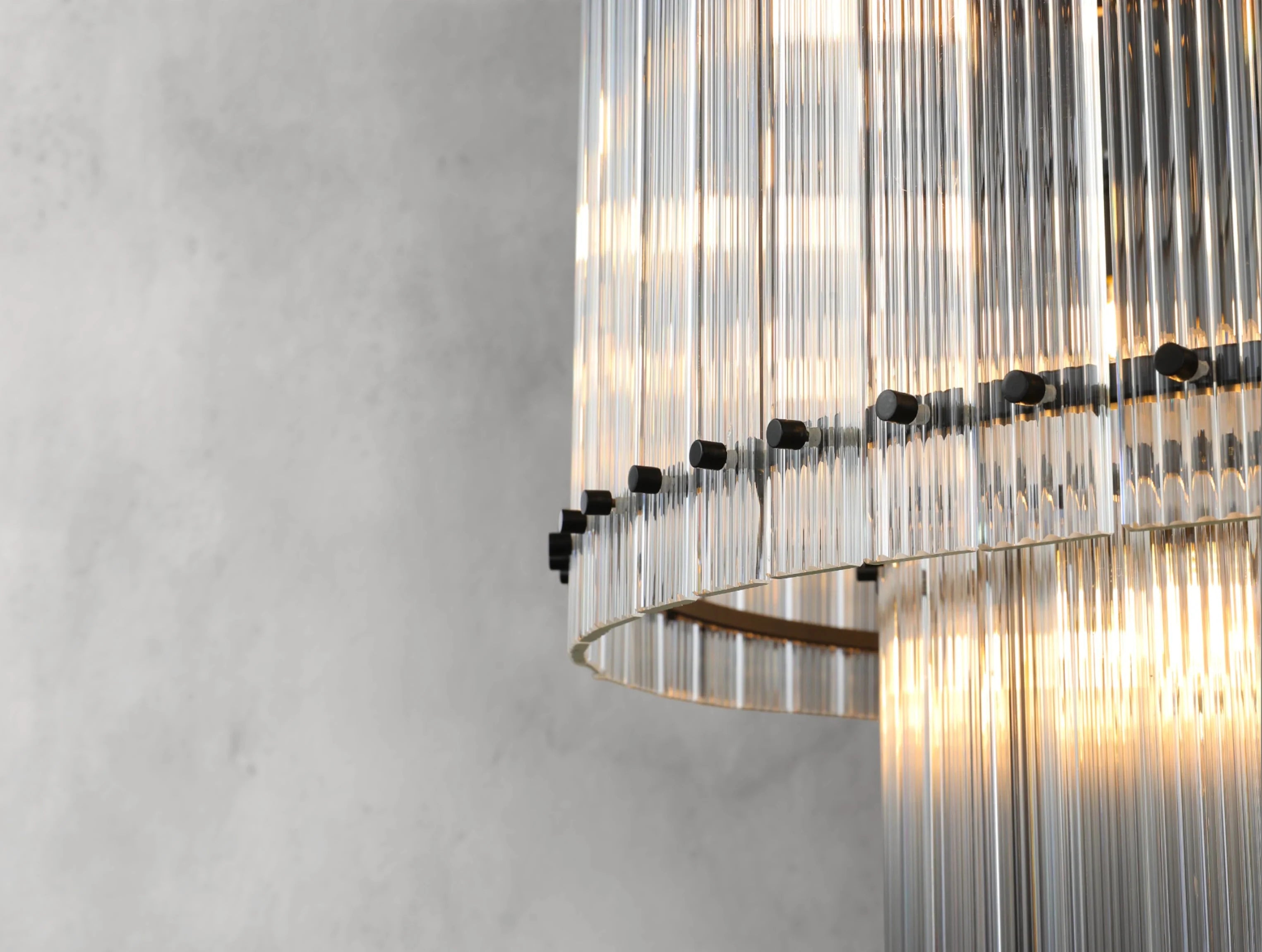 Royce Two-Tier Round Chandelier ZELNO LIGHTING