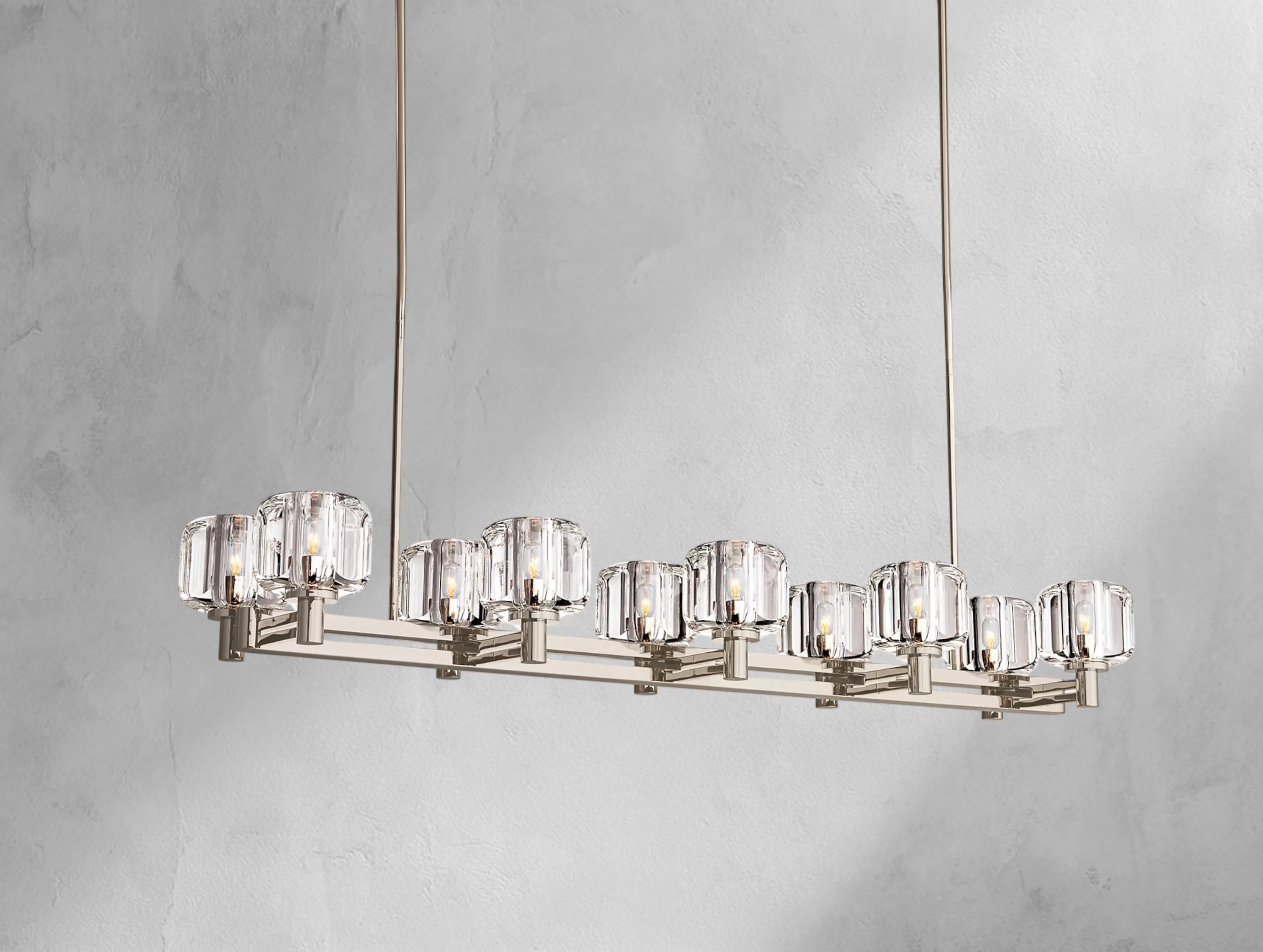 Demanette Linear Chandelier ZELNO LIGHTING
