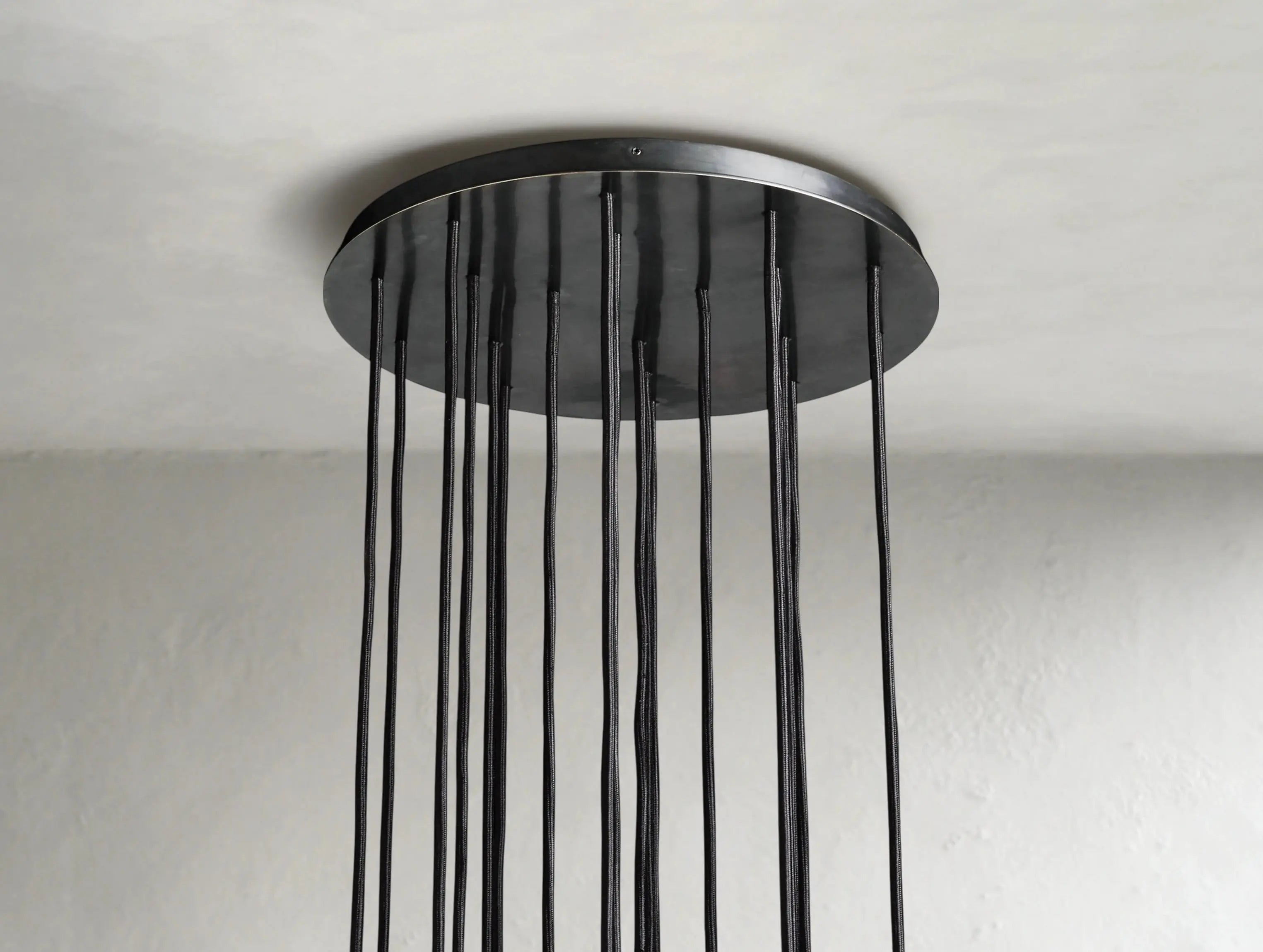 Orbital Cristal Glass Round Cluster Chandelier ZELNO LIGHTING