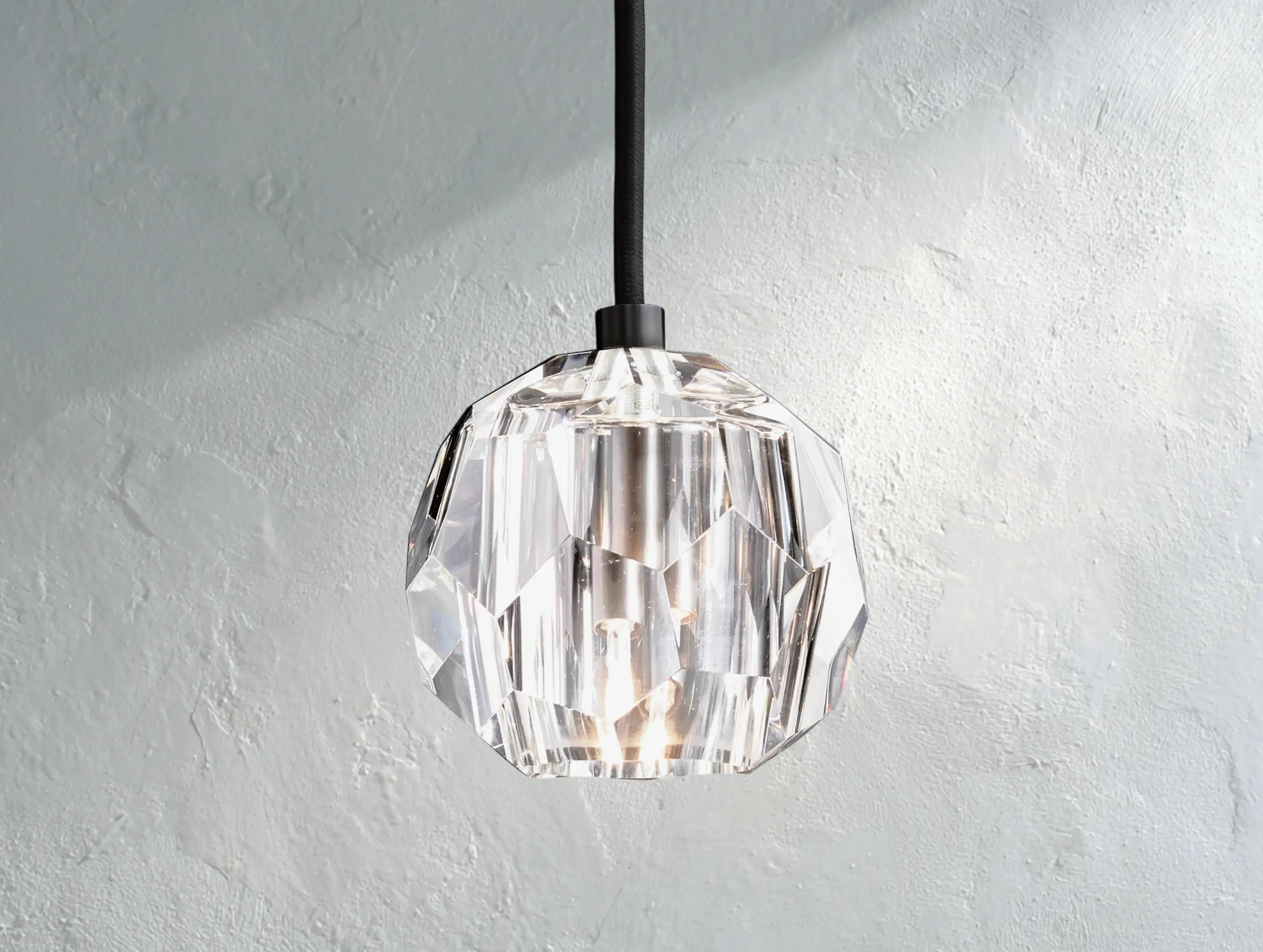 Orbital Cristal Glass Cord Pendant ZELNO LIGHTING