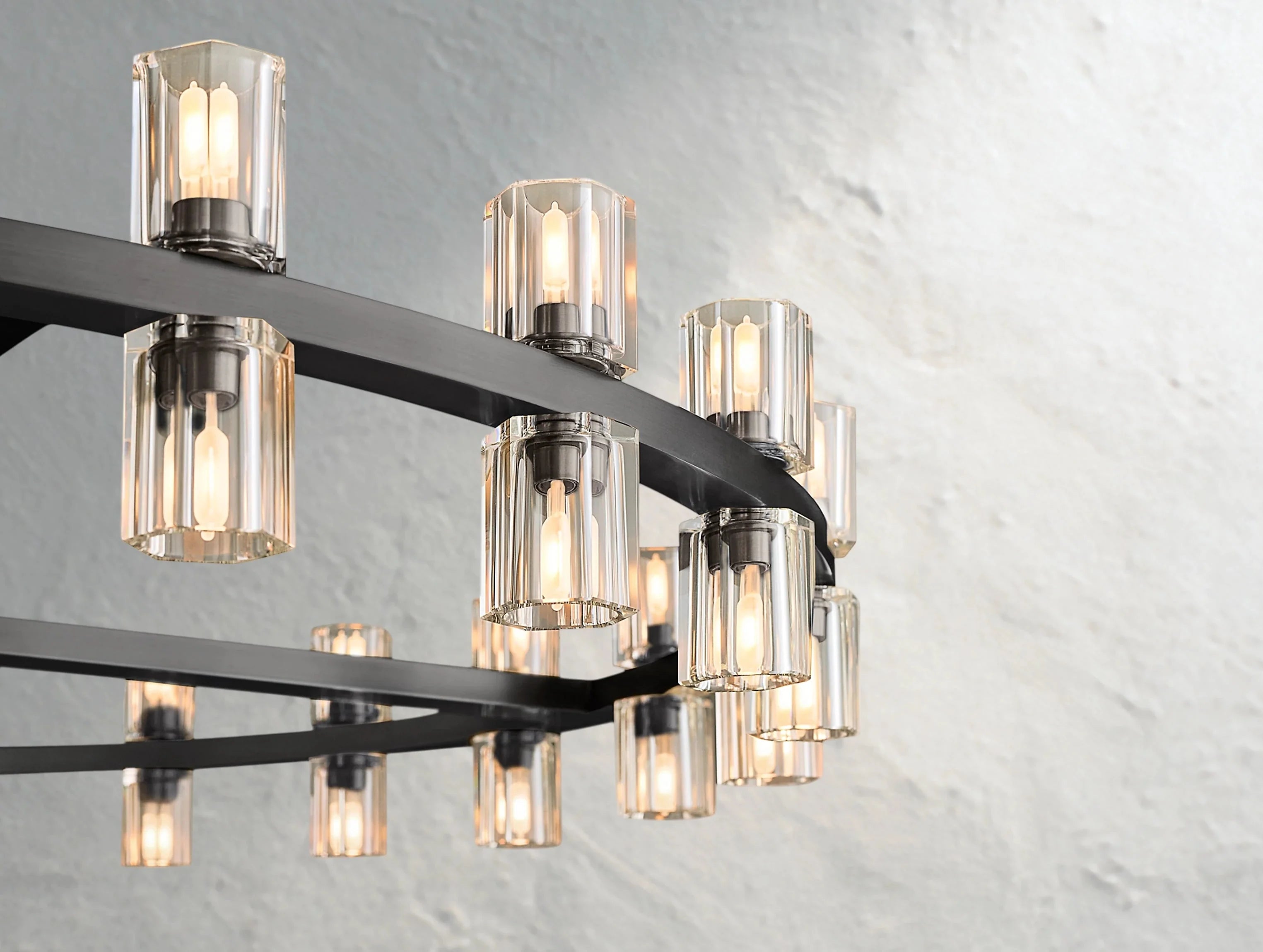 Gearra LED Round Chandelier ZELNO LIGHTING