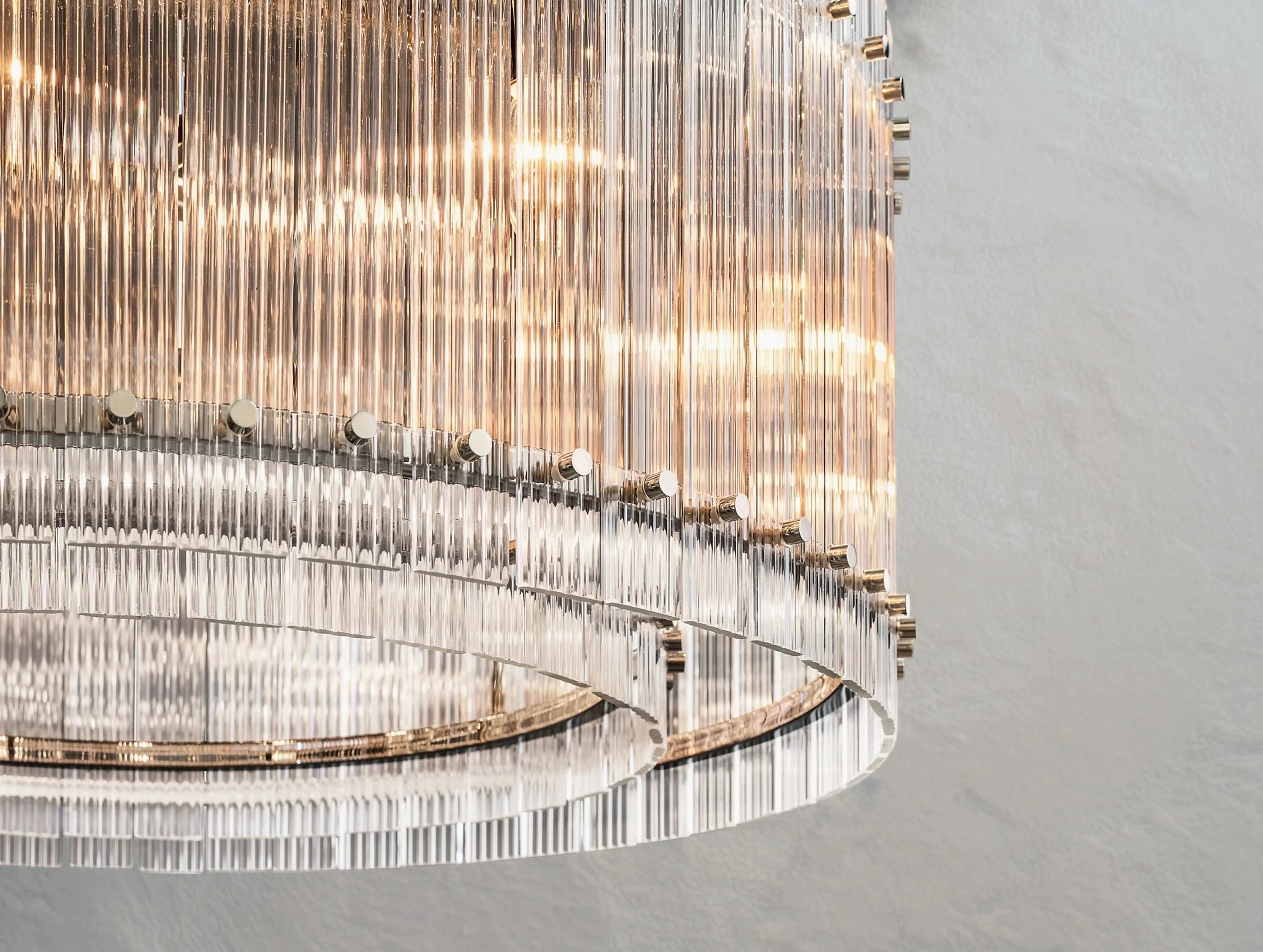 Royce Two-Tier Round Chandelier ZELNO LIGHTING