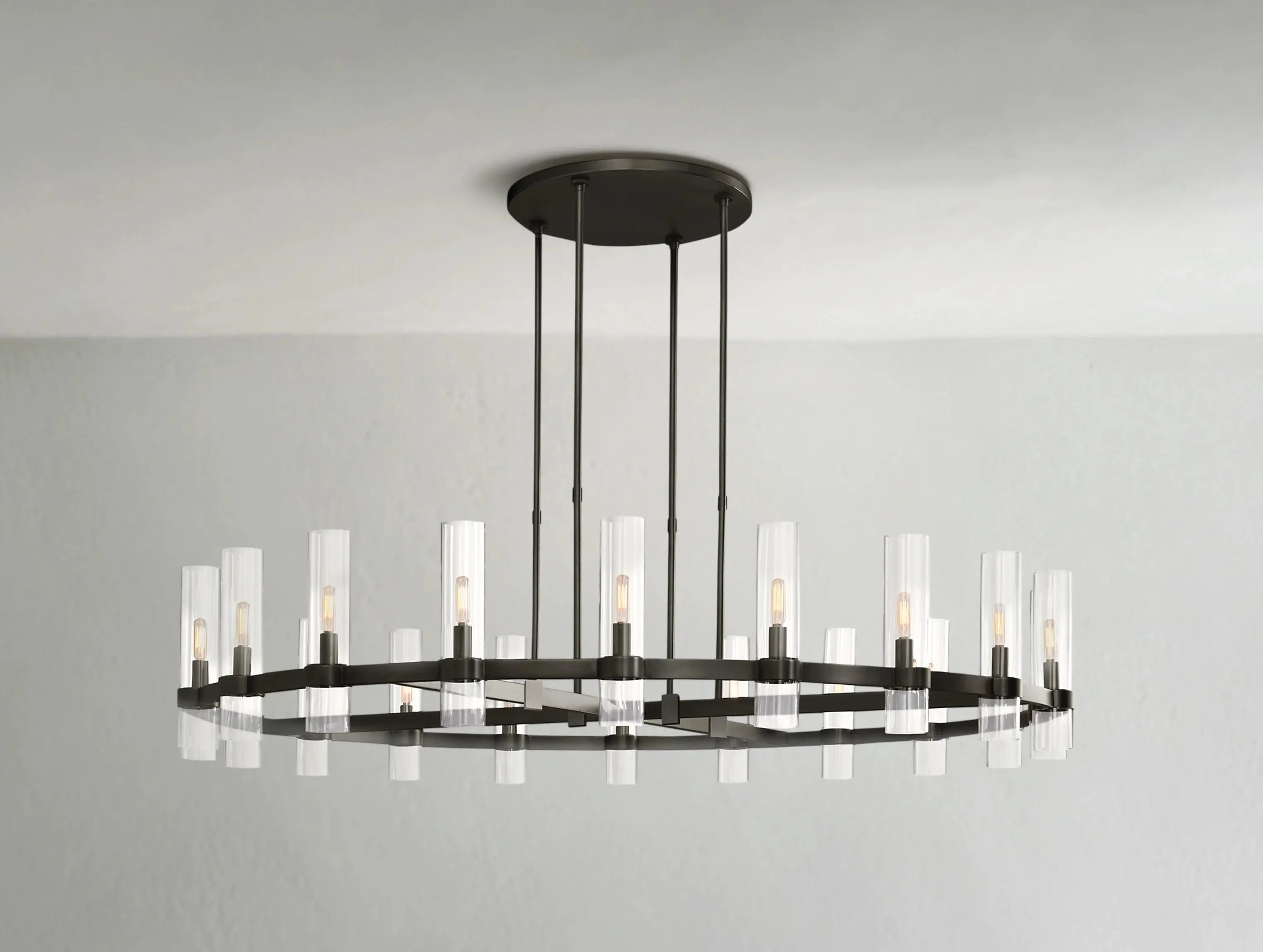Solene Round Chandelier ZELNO LIGHTING