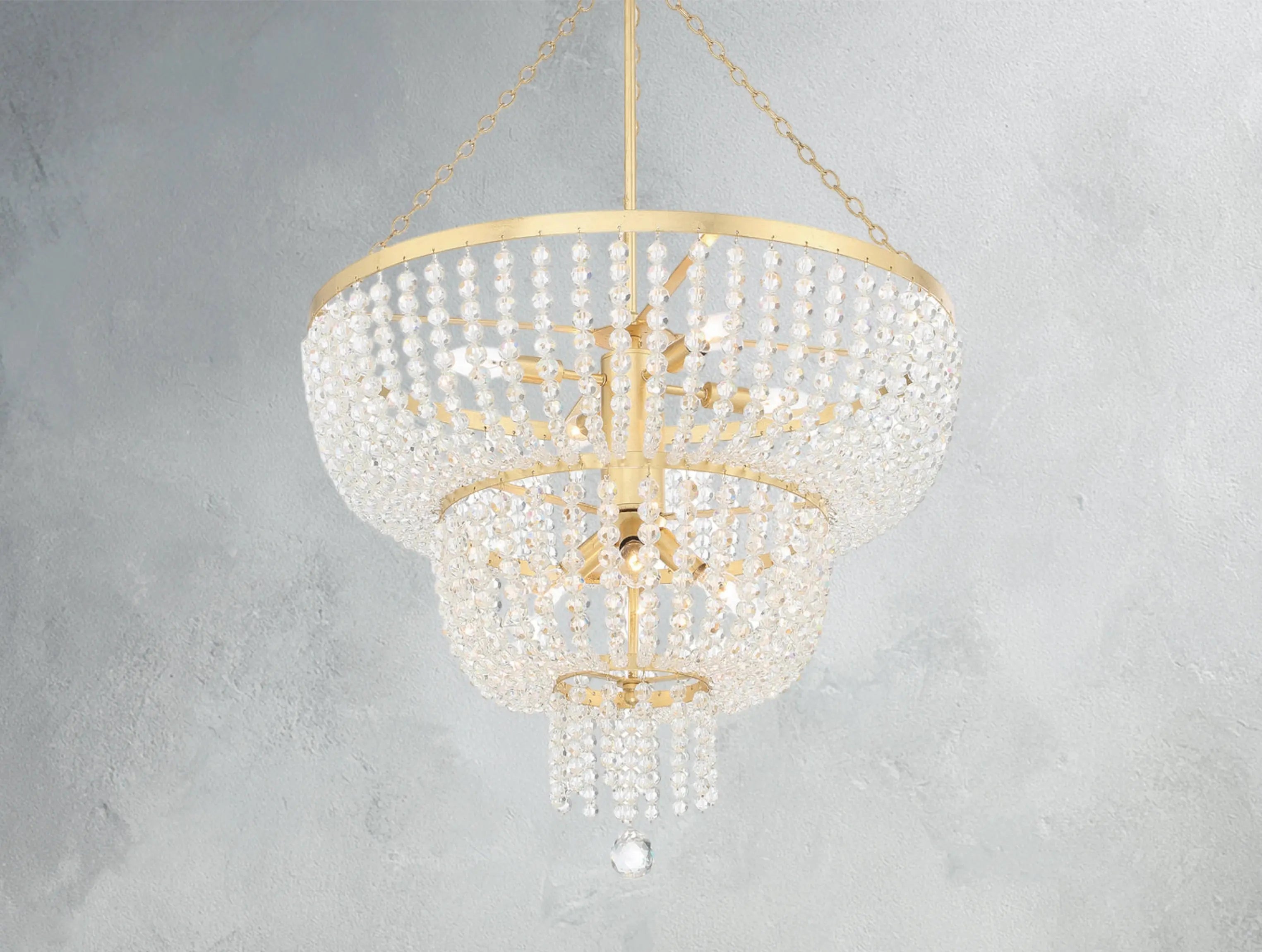 Rylon Multi-layer Chandelier ZELNO LIGHTING