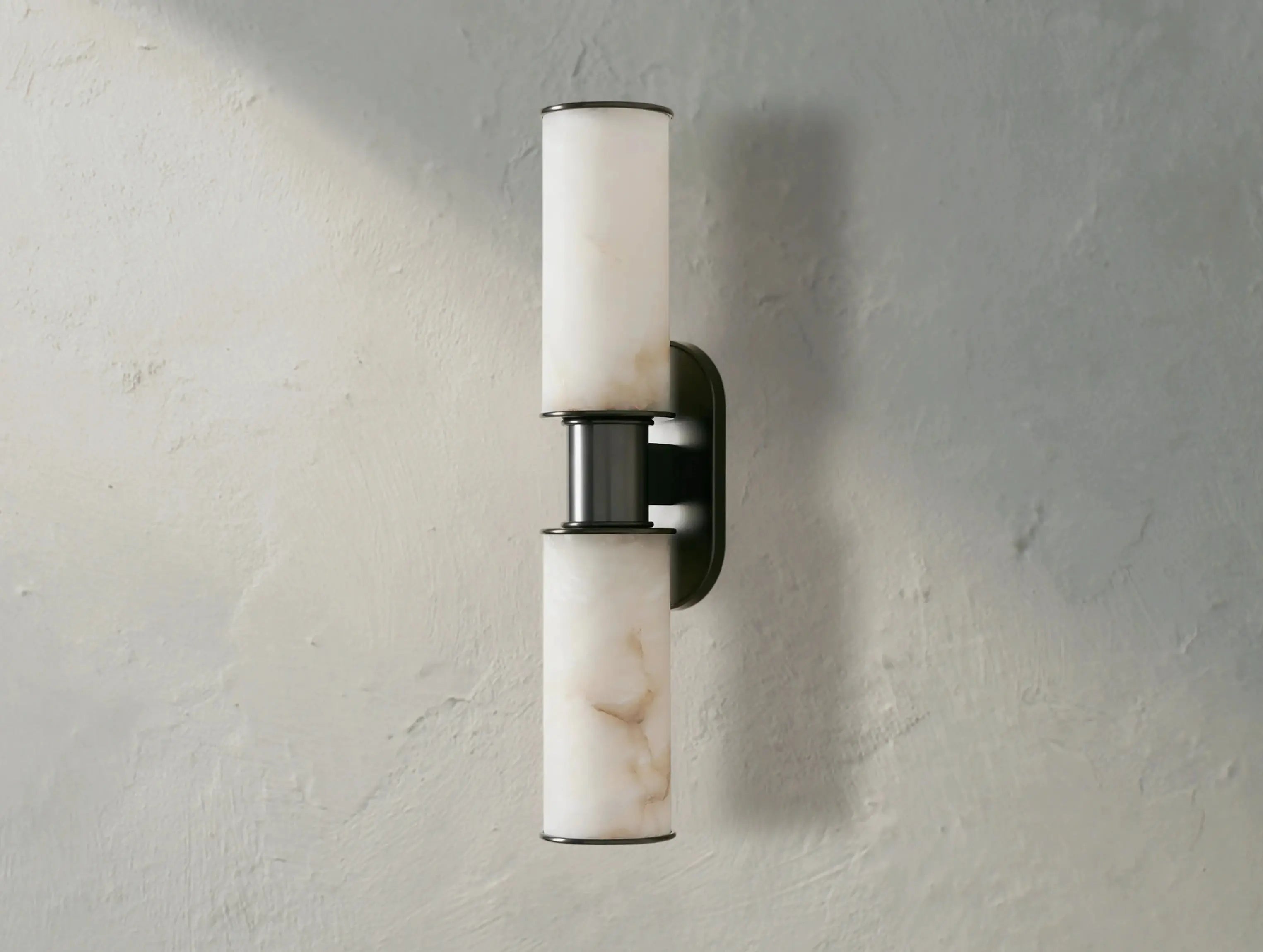 Horlin Double Sconce in Alabaster ZELNO LIGHTING