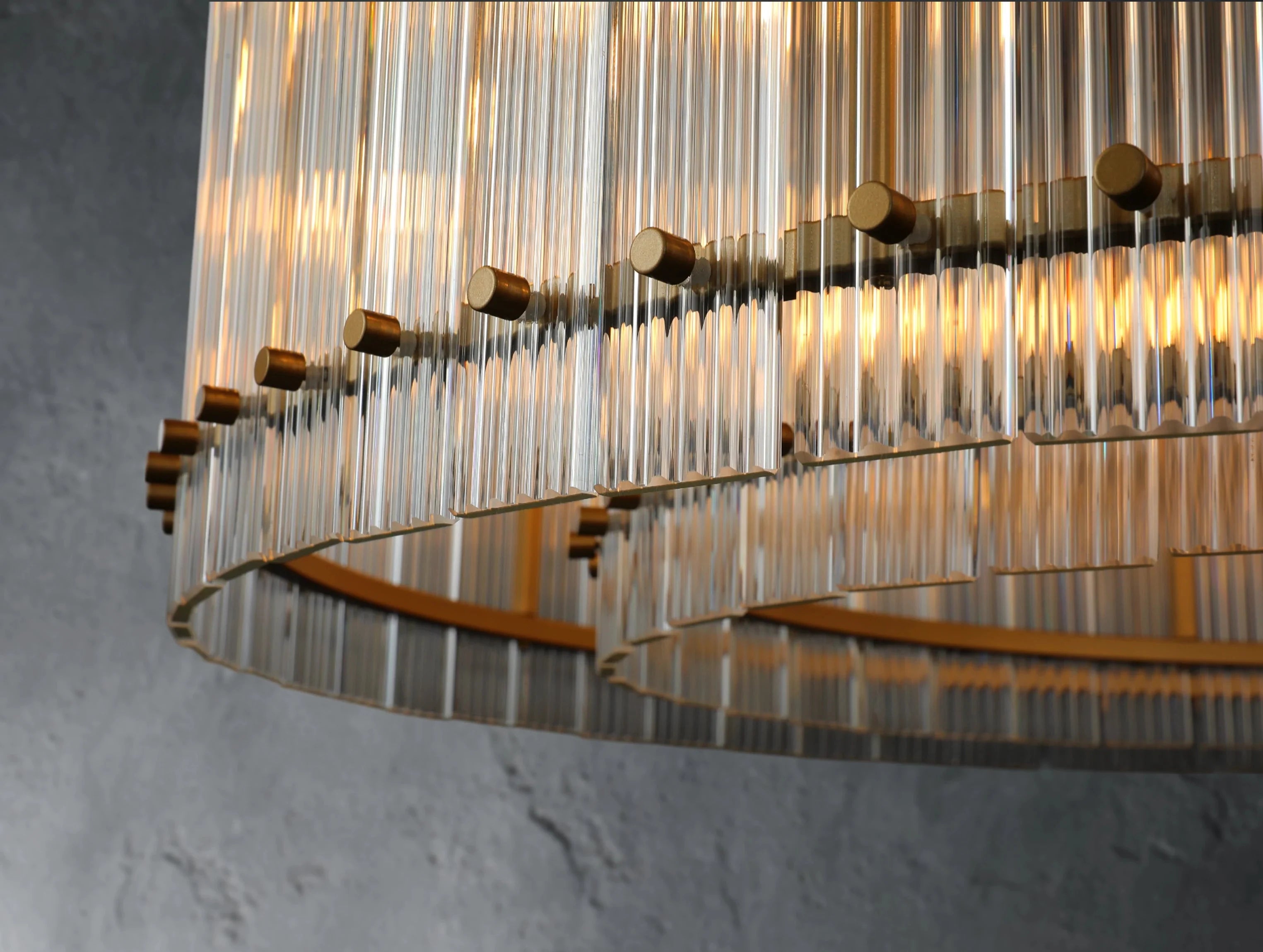 Royce Round Chandelier ZELNO LIGHTING