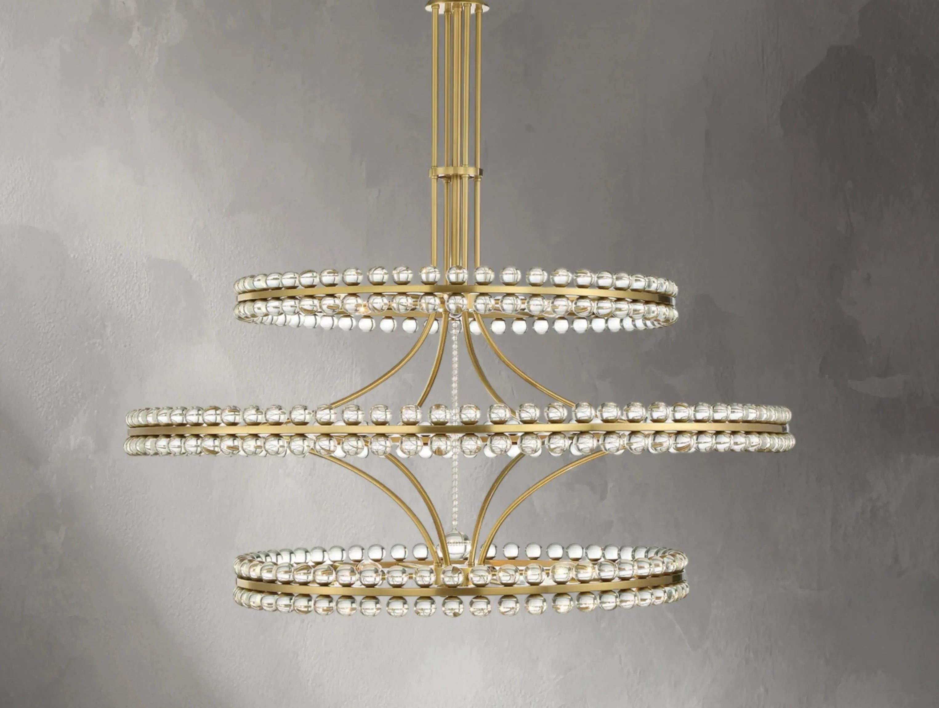 Karachi Tiered Round Chandelier ZELNO LIGHTING