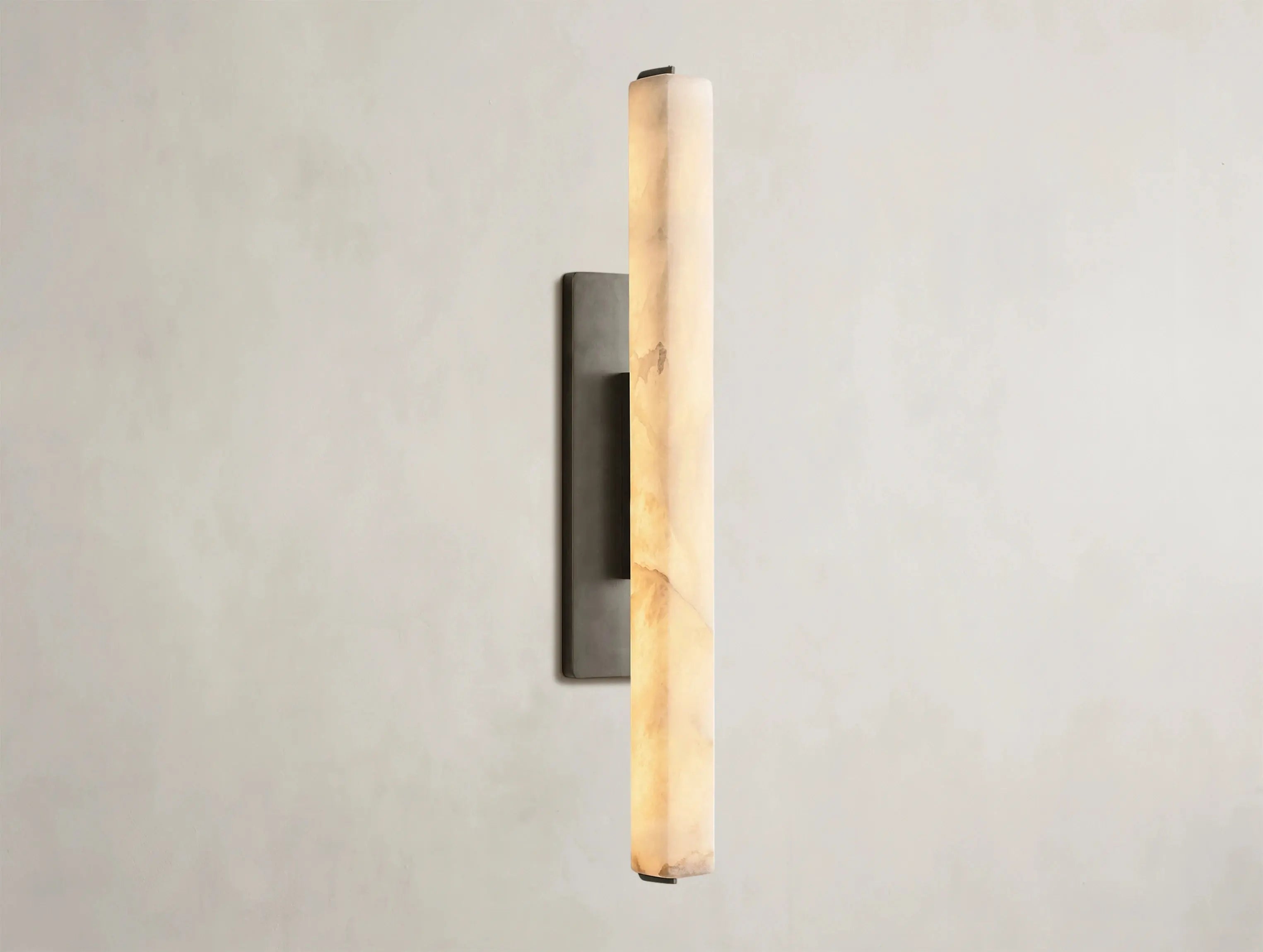 Ardubon Alabaster Single Sconce ZELNO LIGHTING
