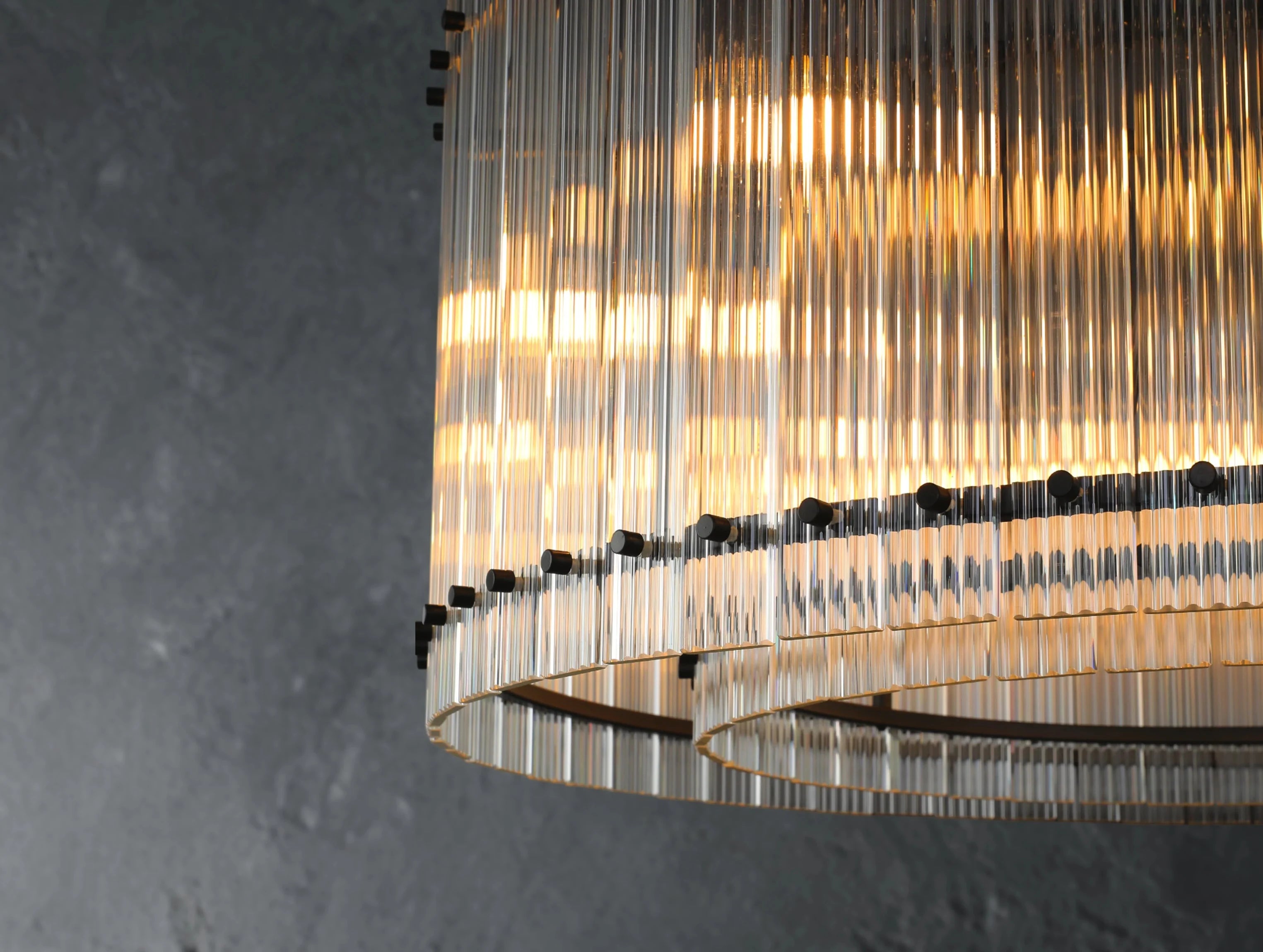 Royce Round Chandelier ZELNO LIGHTING