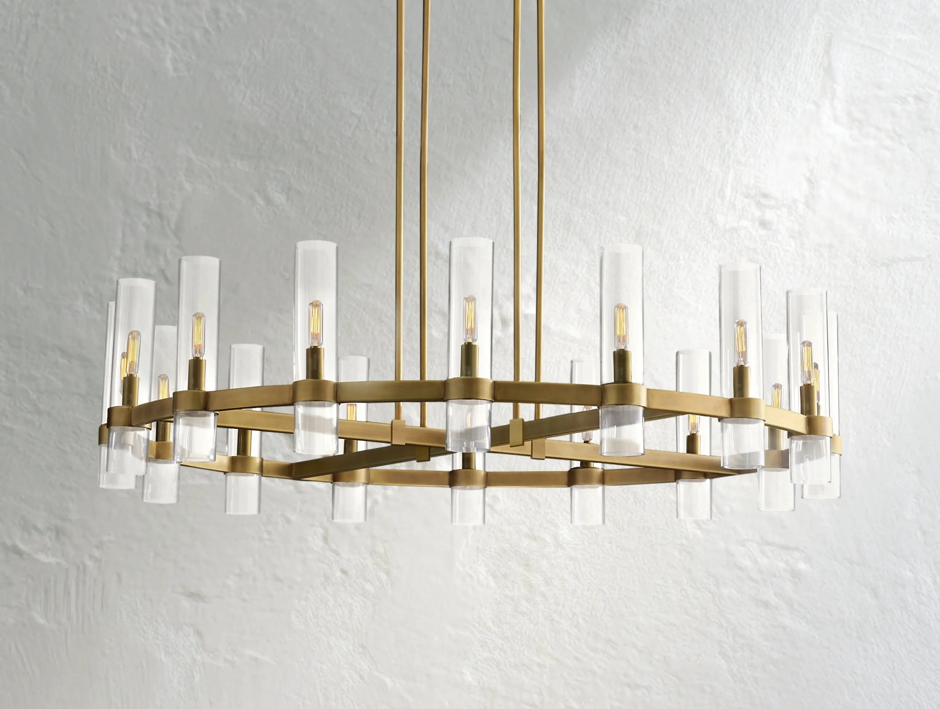 Solene Round Chandelier ZELNO LIGHTING