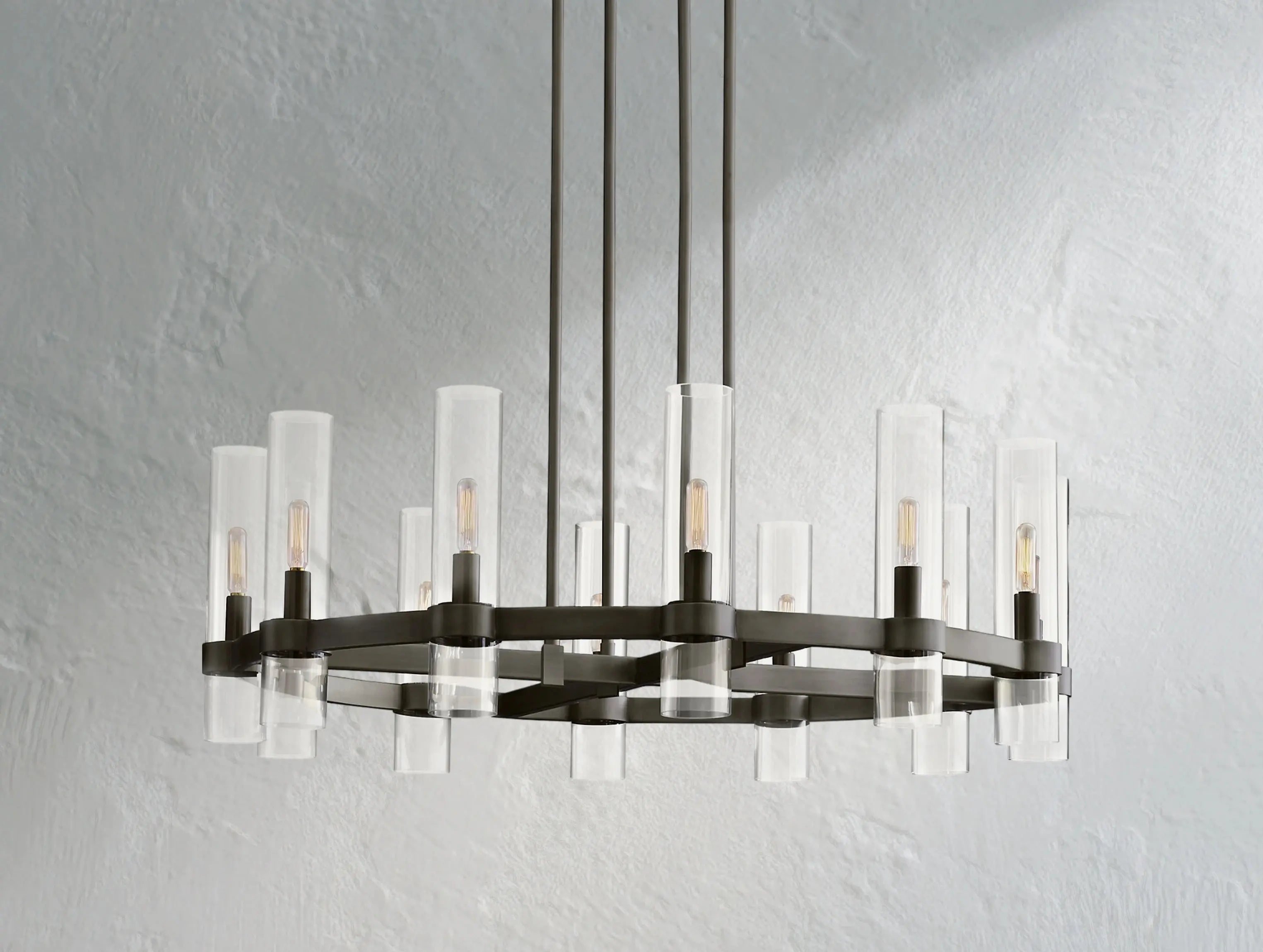 Solene Round Chandelier ZELNO LIGHTING