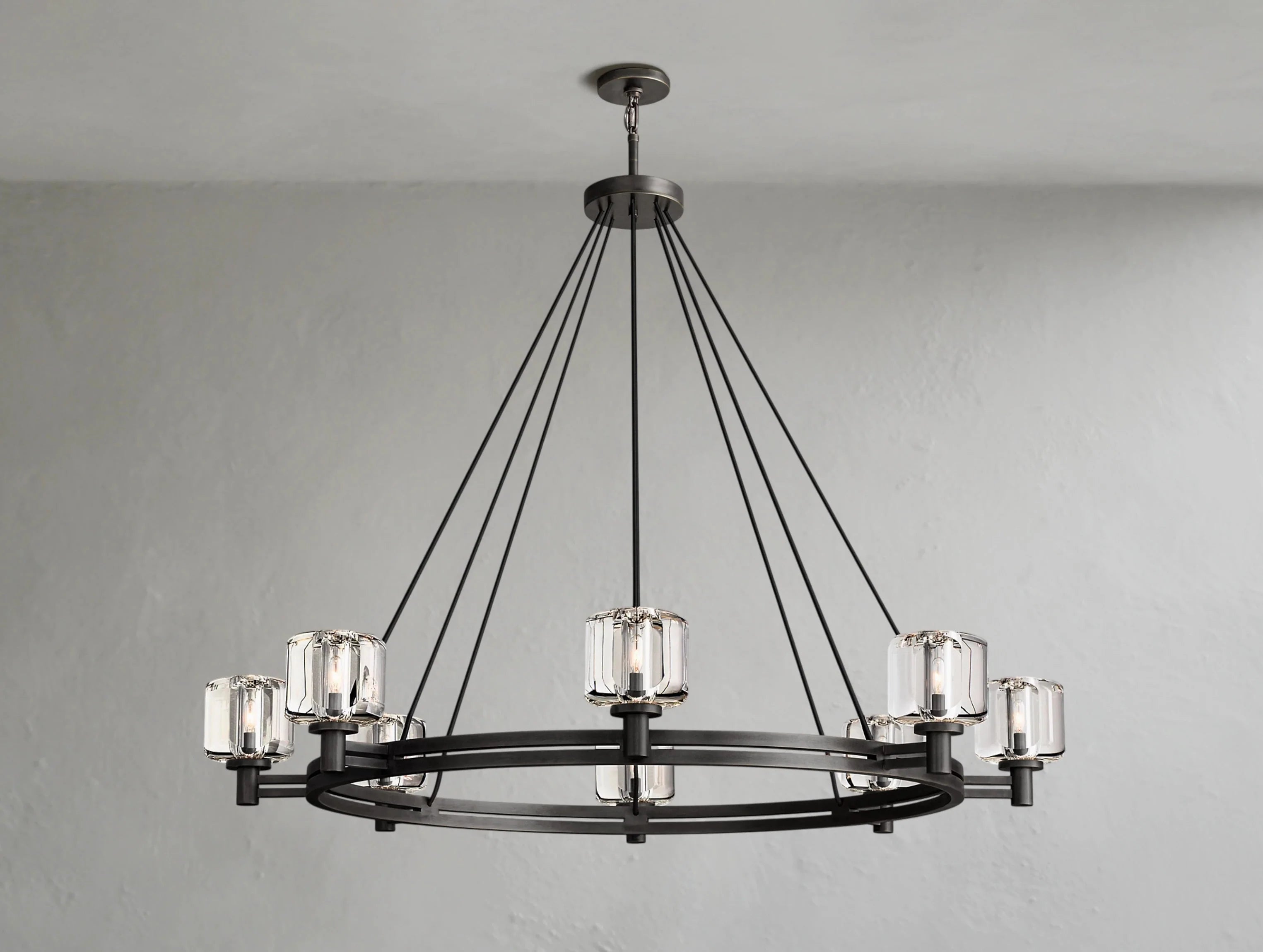 Demanette Round Chandelier ZELNO LIGHTING