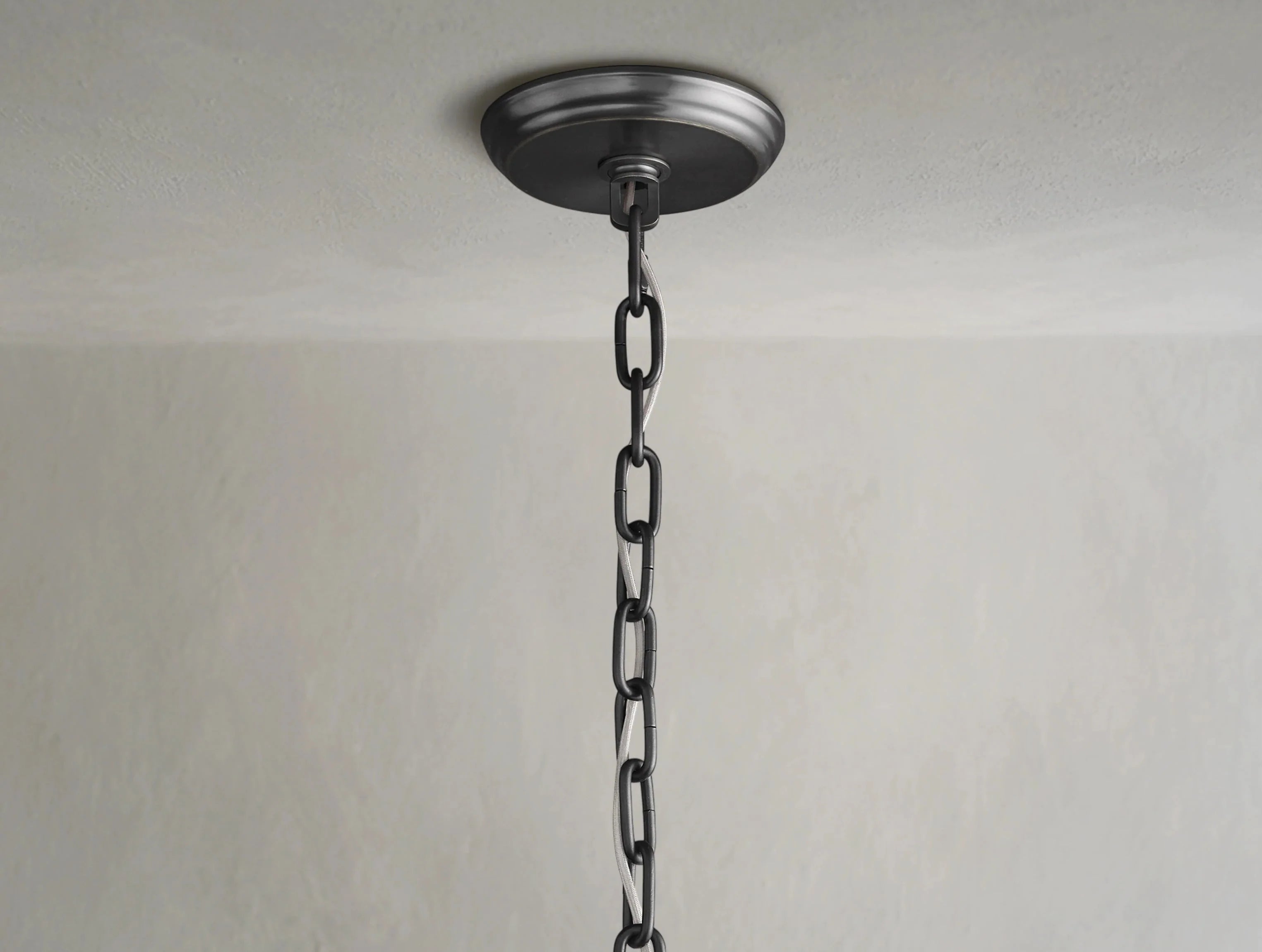 Royce Two-Tier Round Chandelier ZELNO LIGHTING