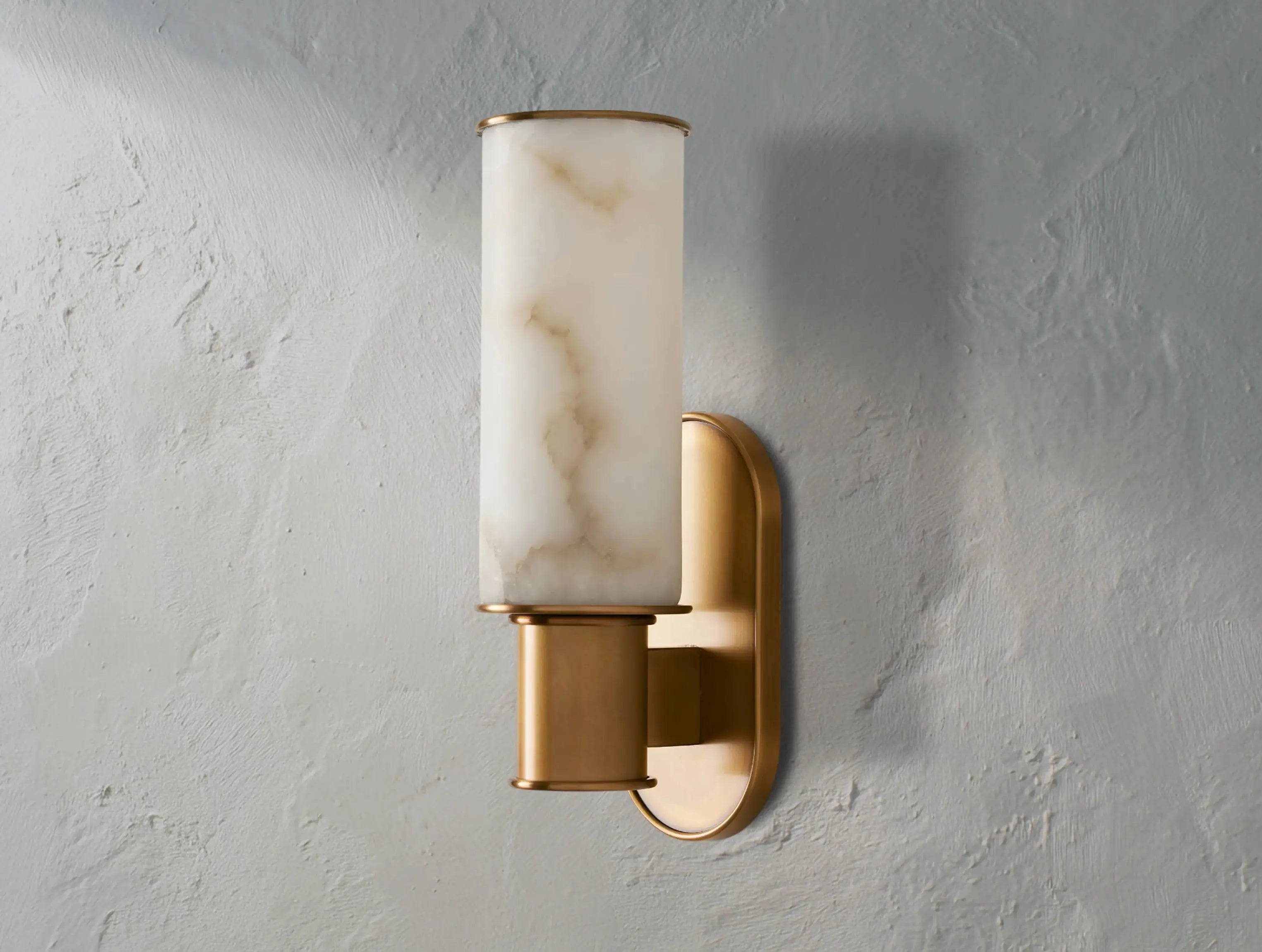 Horlin Sconce in Alabaster ZELNO LIGHTING