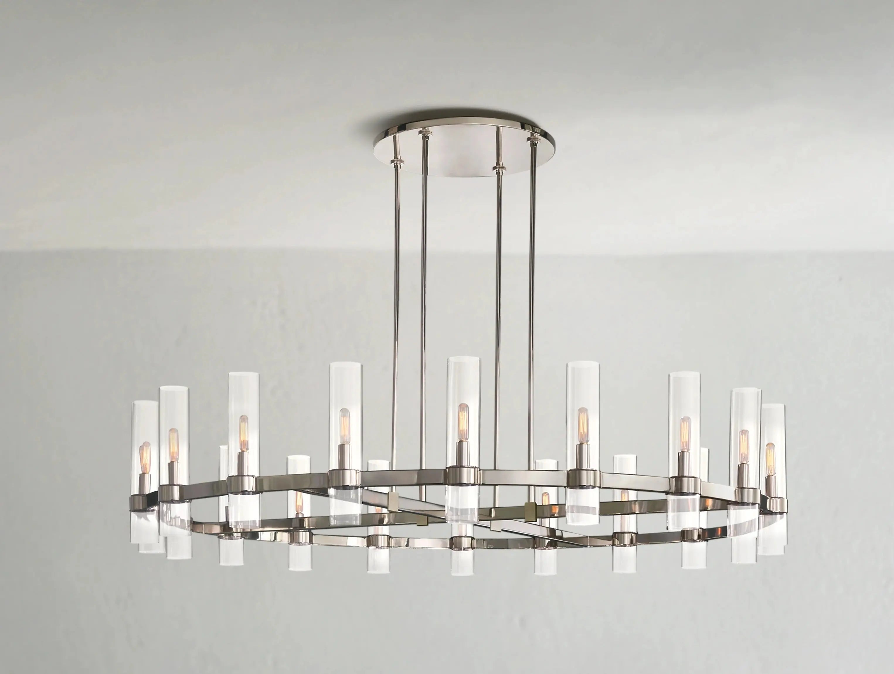 Solene Round Chandelier ZELNO LIGHTING