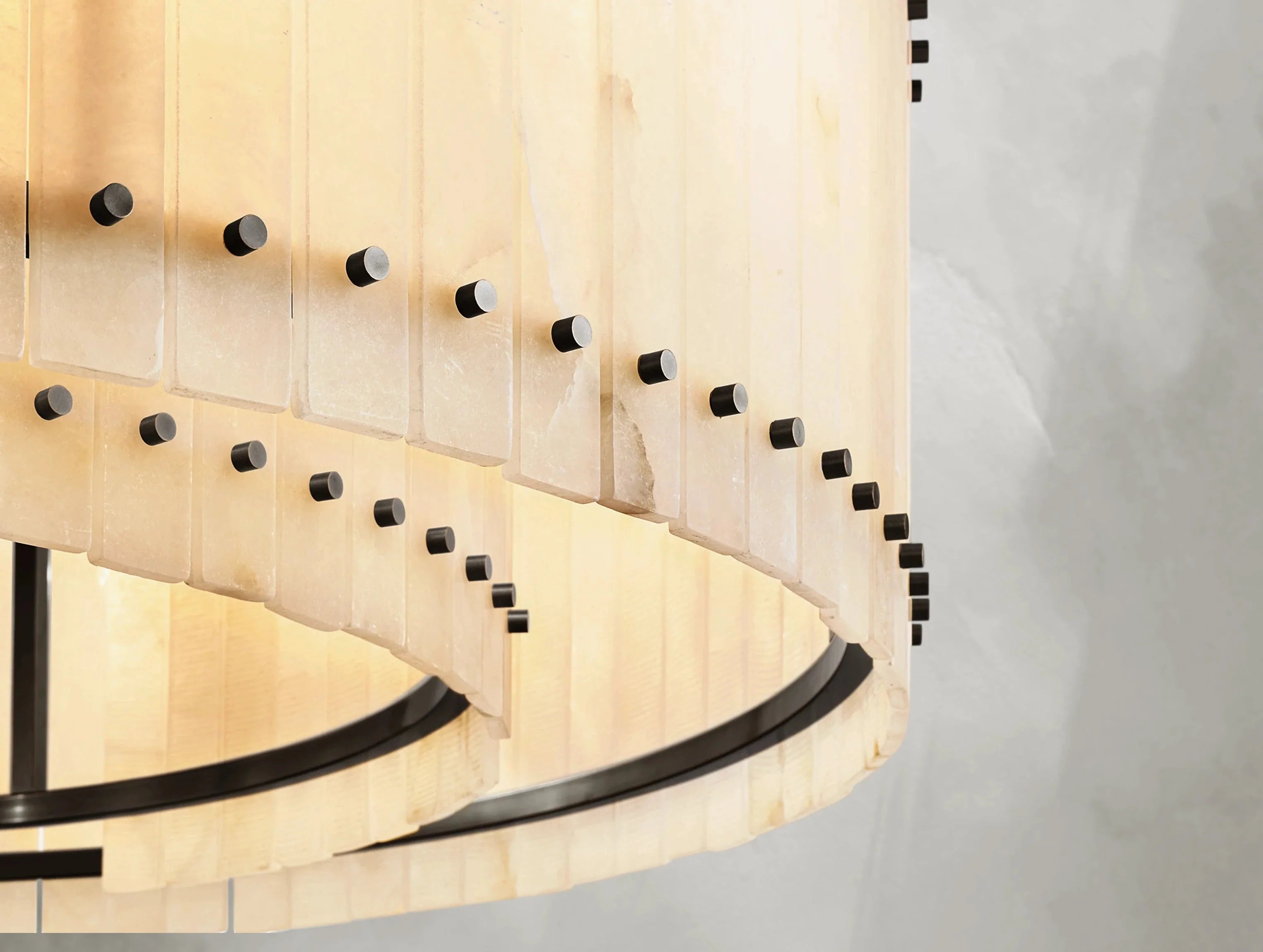 Royce Alabaster Round Chandelier ZELNO LIGHTING